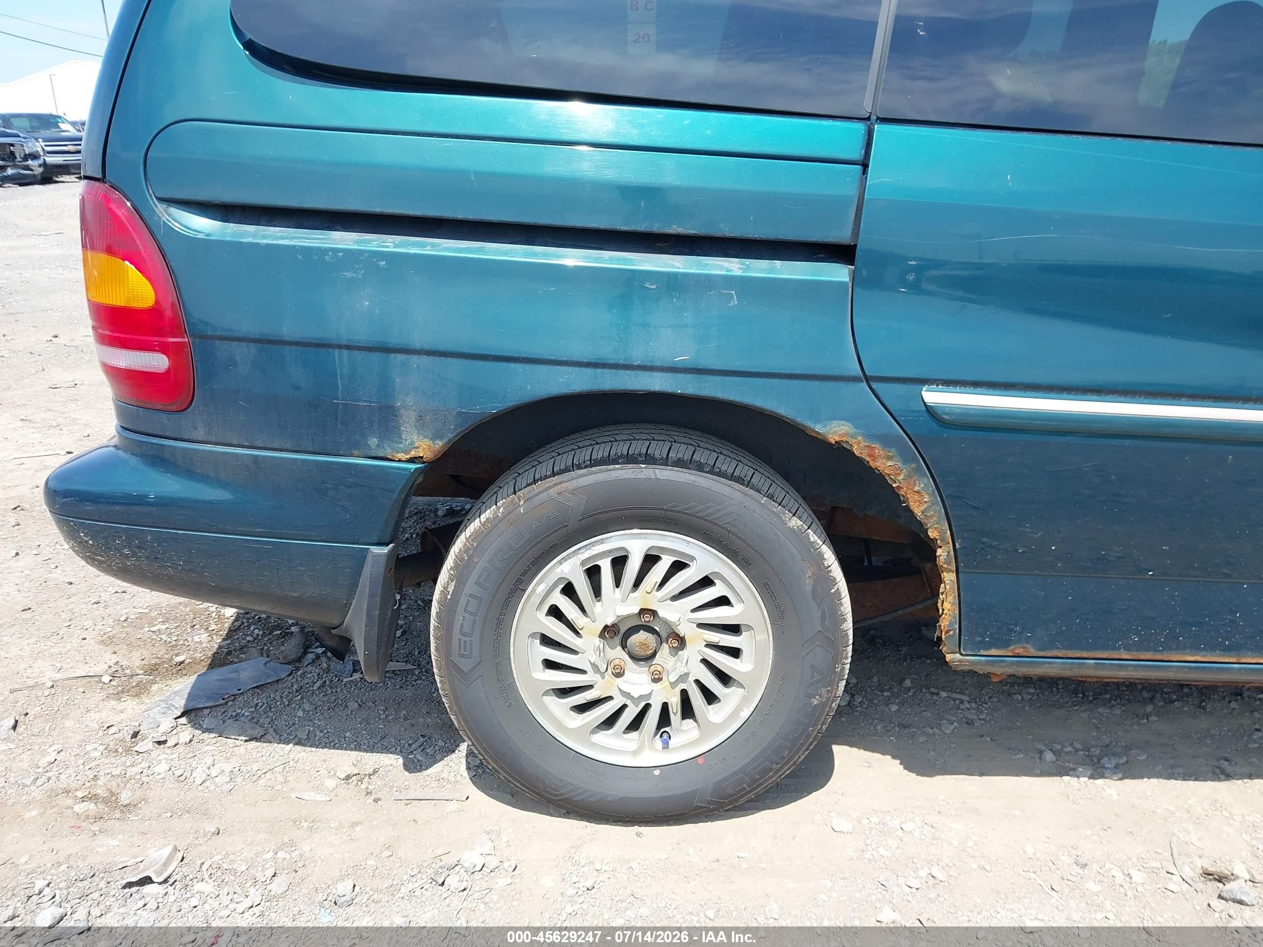 1998 Ford Windstar Gl/limited/lx Green vin: 2FMZA5148WBE30882