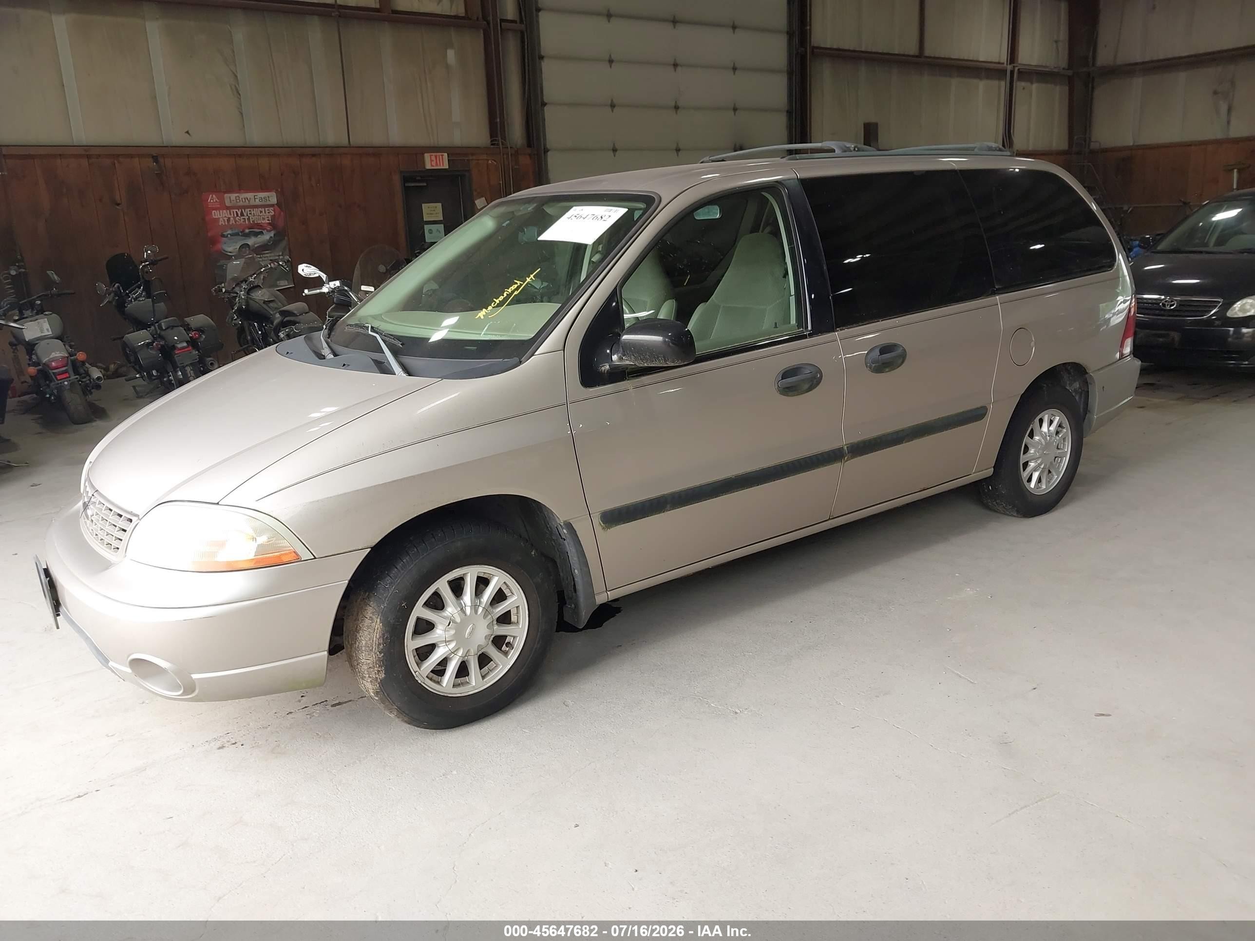 2003 Ford Windstar Lx Brown vin: 2FMZA51493BB05296