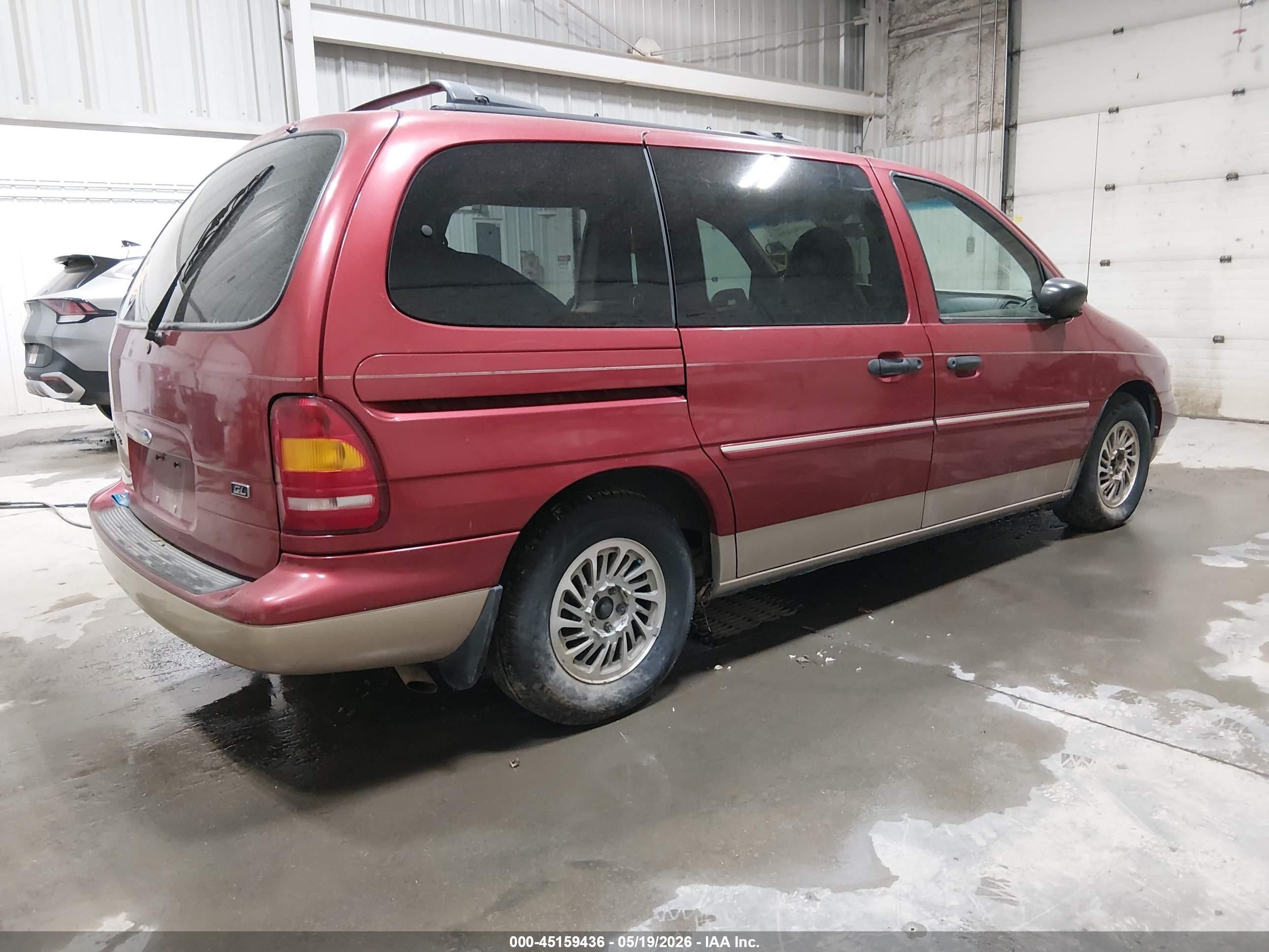 1998 Ford Windstar Gl/limited/lx Red vin: 2FMZA5149WBE39638