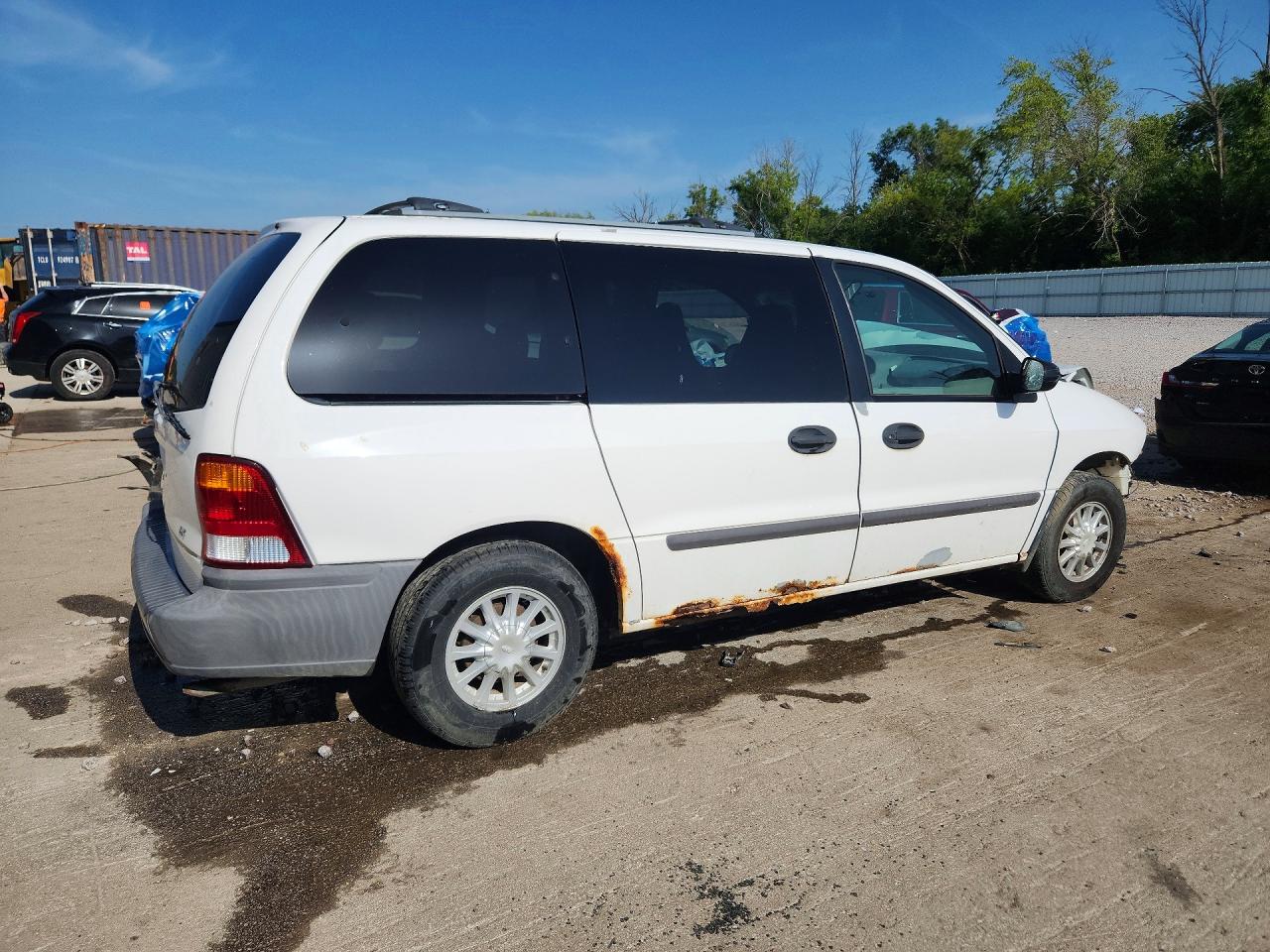 2000 Ford Windstar Lx White vin: 2FMZA5149YBA51120