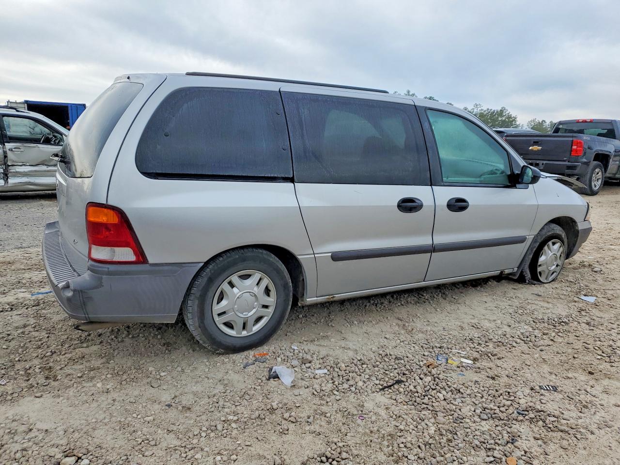 2000 Ford Windstar Lx Silver vin: 2FMZA5149YBD03383
