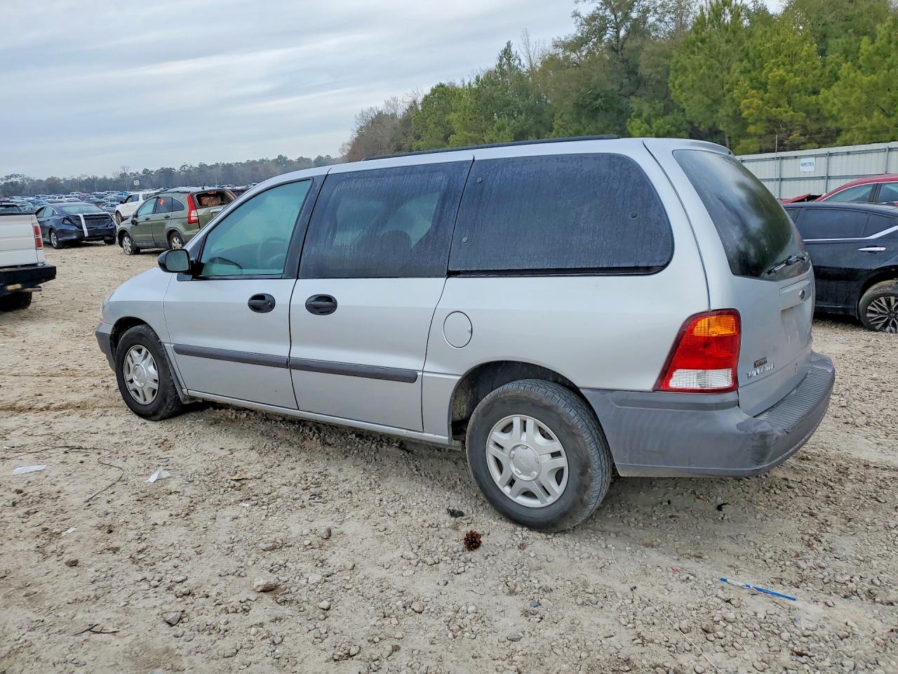 2000 Ford Windstar Lx Silver vin: 2FMZA5149YBD03383
