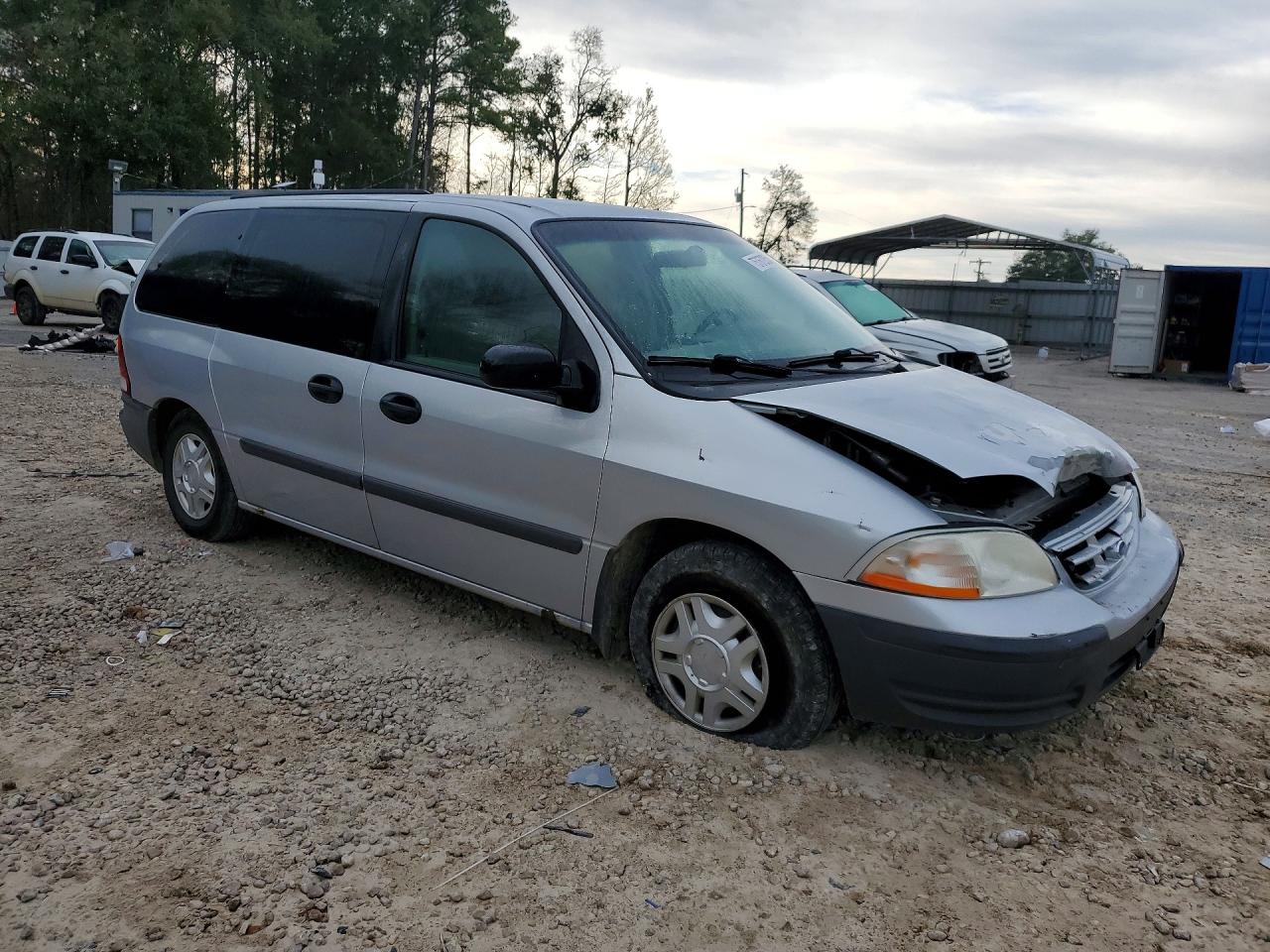 2000 Ford Windstar Lx Silver vin: 2FMZA5149YBD03383