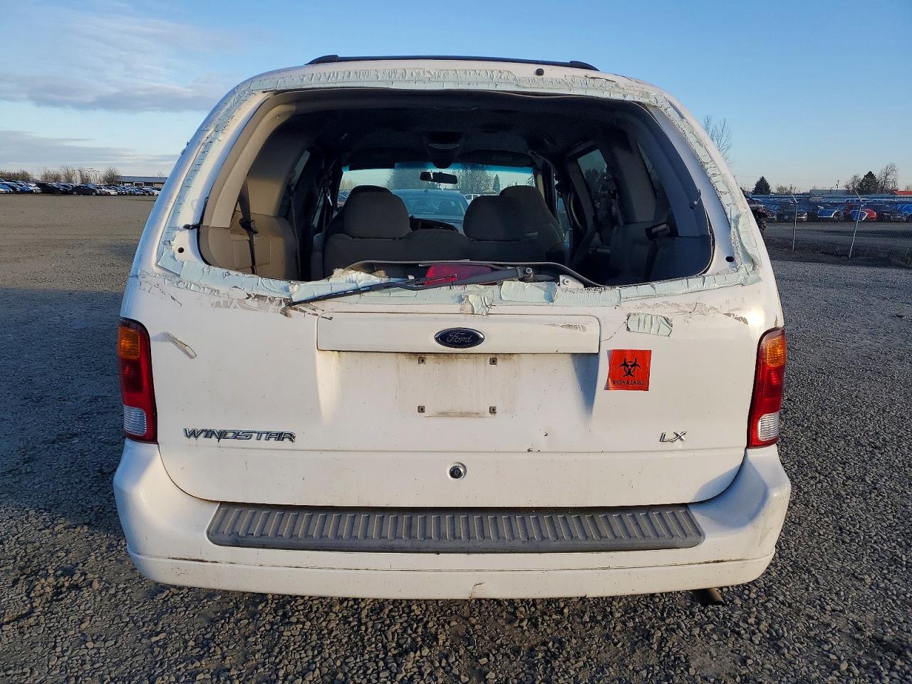 2002 Ford Windstar Lx White vin: 2FMZA514X2BB26625