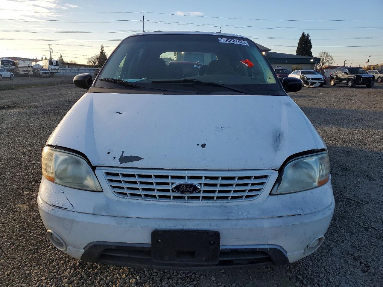 2002 Ford Windstar Lx White vin: 2FMZA514X2BB26625