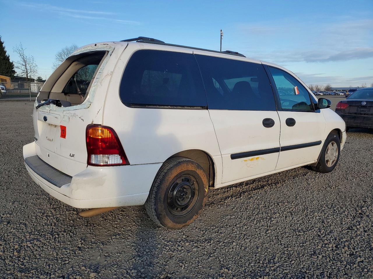 2002 Ford Windstar Lx White vin: 2FMZA514X2BB26625
