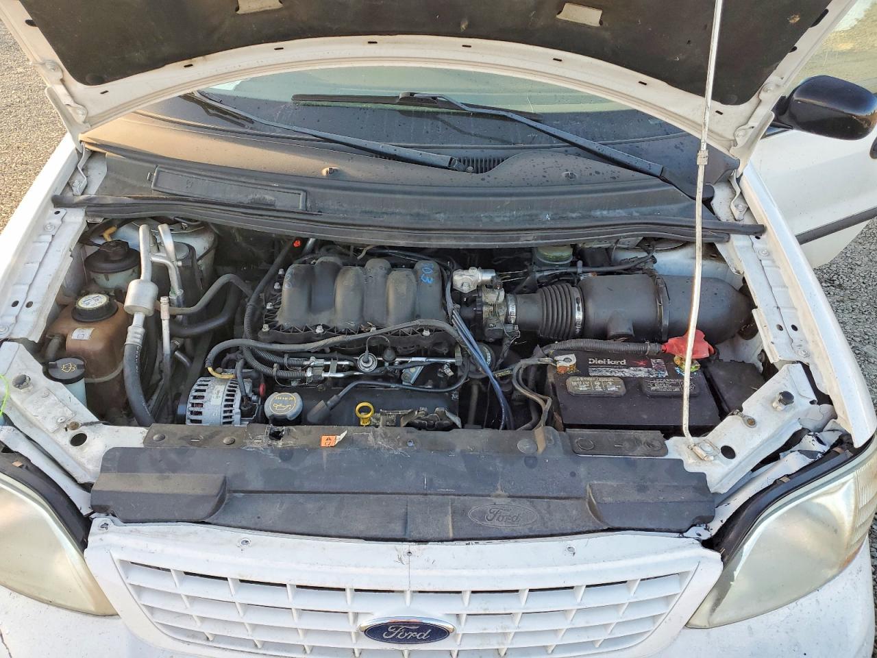 2002 Ford Windstar Lx White vin: 2FMZA514X2BB26625