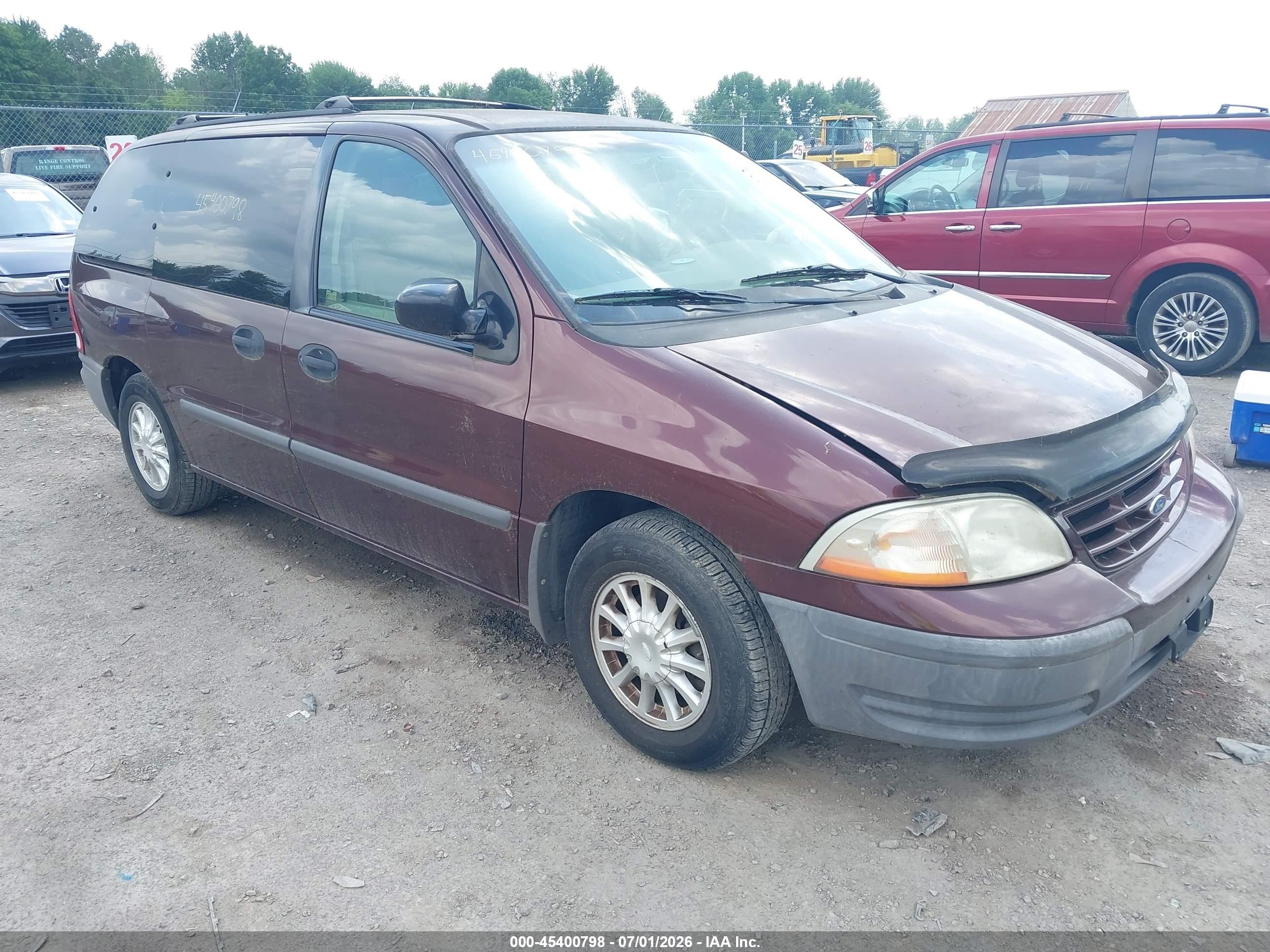 1999 Ford Windstar Lx Brown vin: 2FMZA514XXBA83556