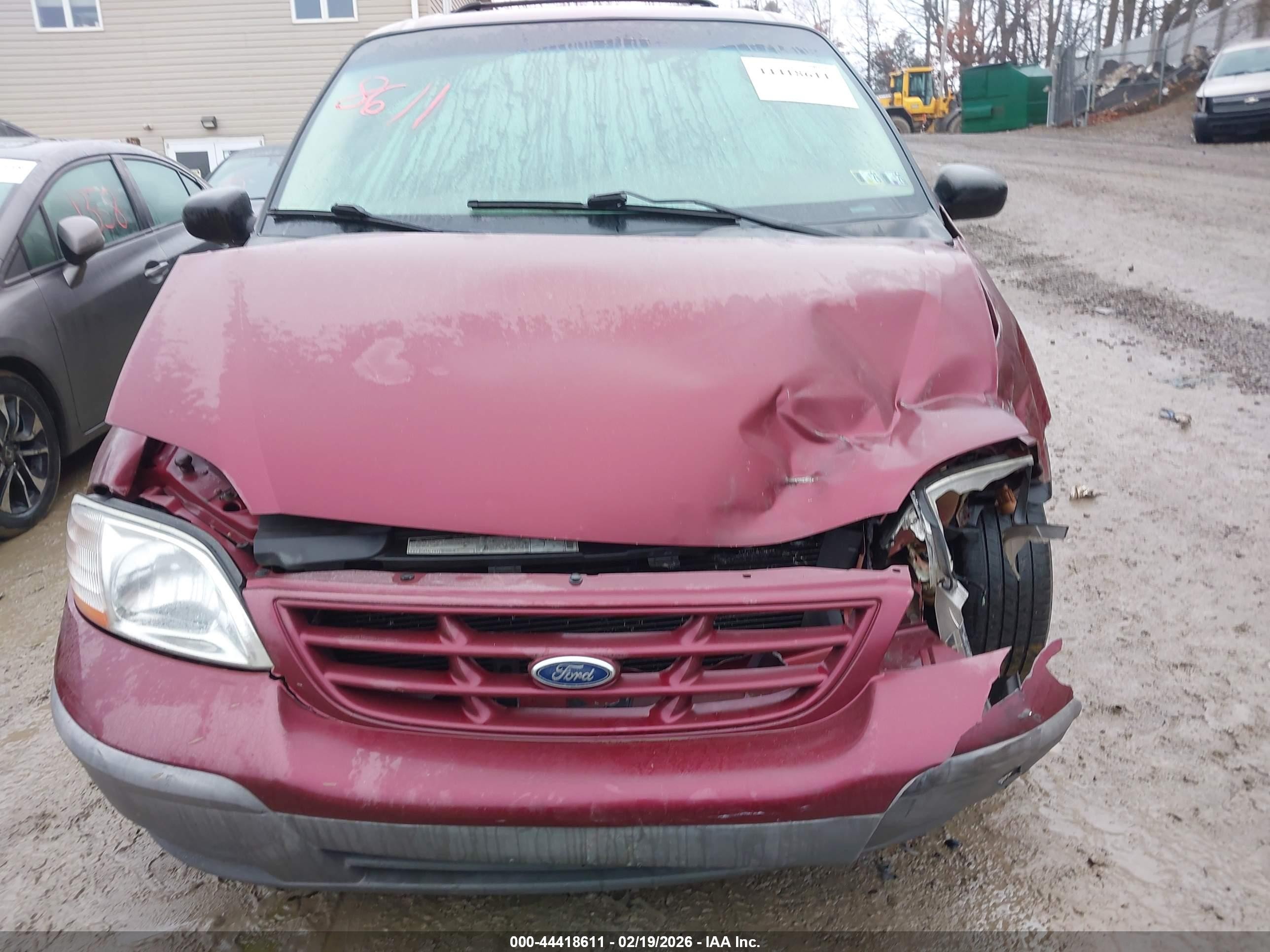 2000 Ford Windstar Lx Red vin: 2FMZA514XYBA59176