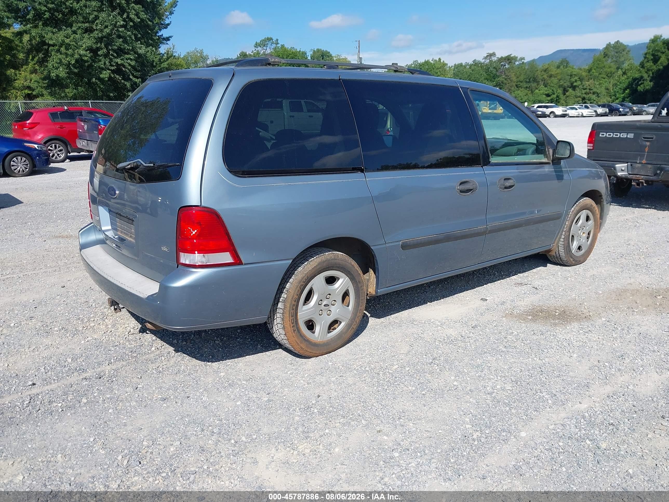 2004 Ford Freestar Se Blue vin: 2FMZA51604BA63264