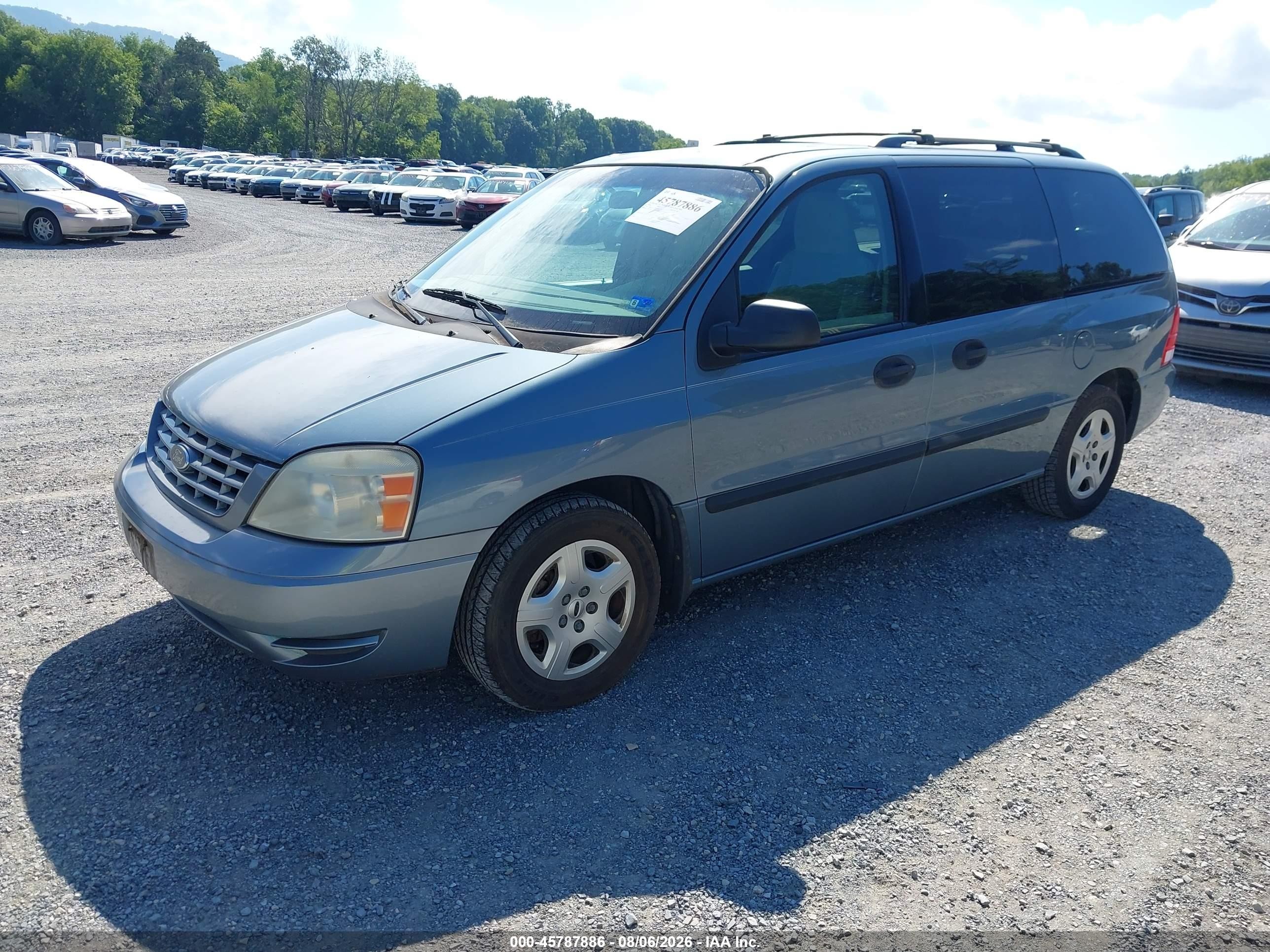 2004 Ford Freestar Se Blue vin: 2FMZA51604BA63264