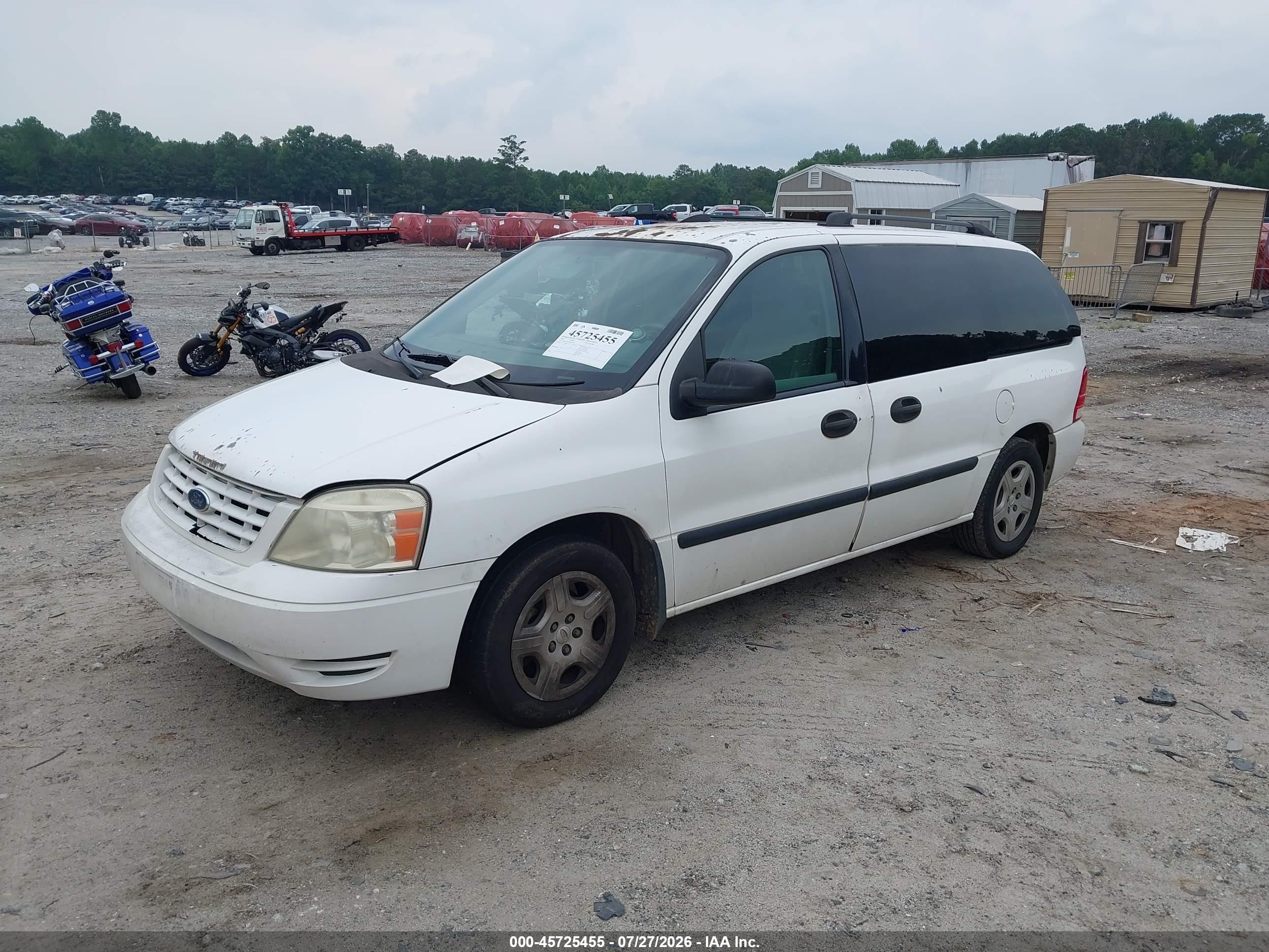 2006 Ford Freestar Se White vin: 2FMZA51606BA46399