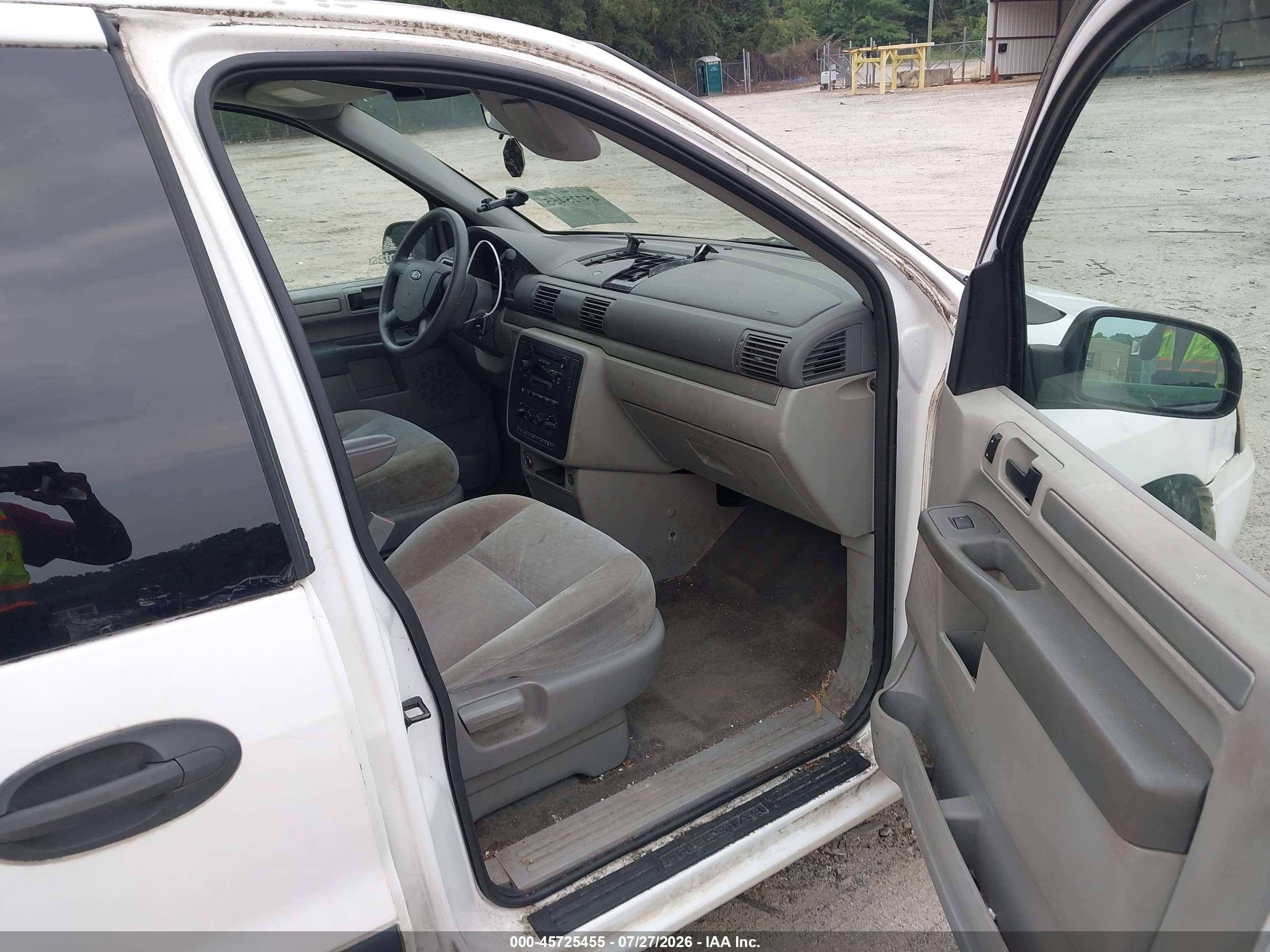 2006 Ford Freestar Se White vin: 2FMZA51606BA46399