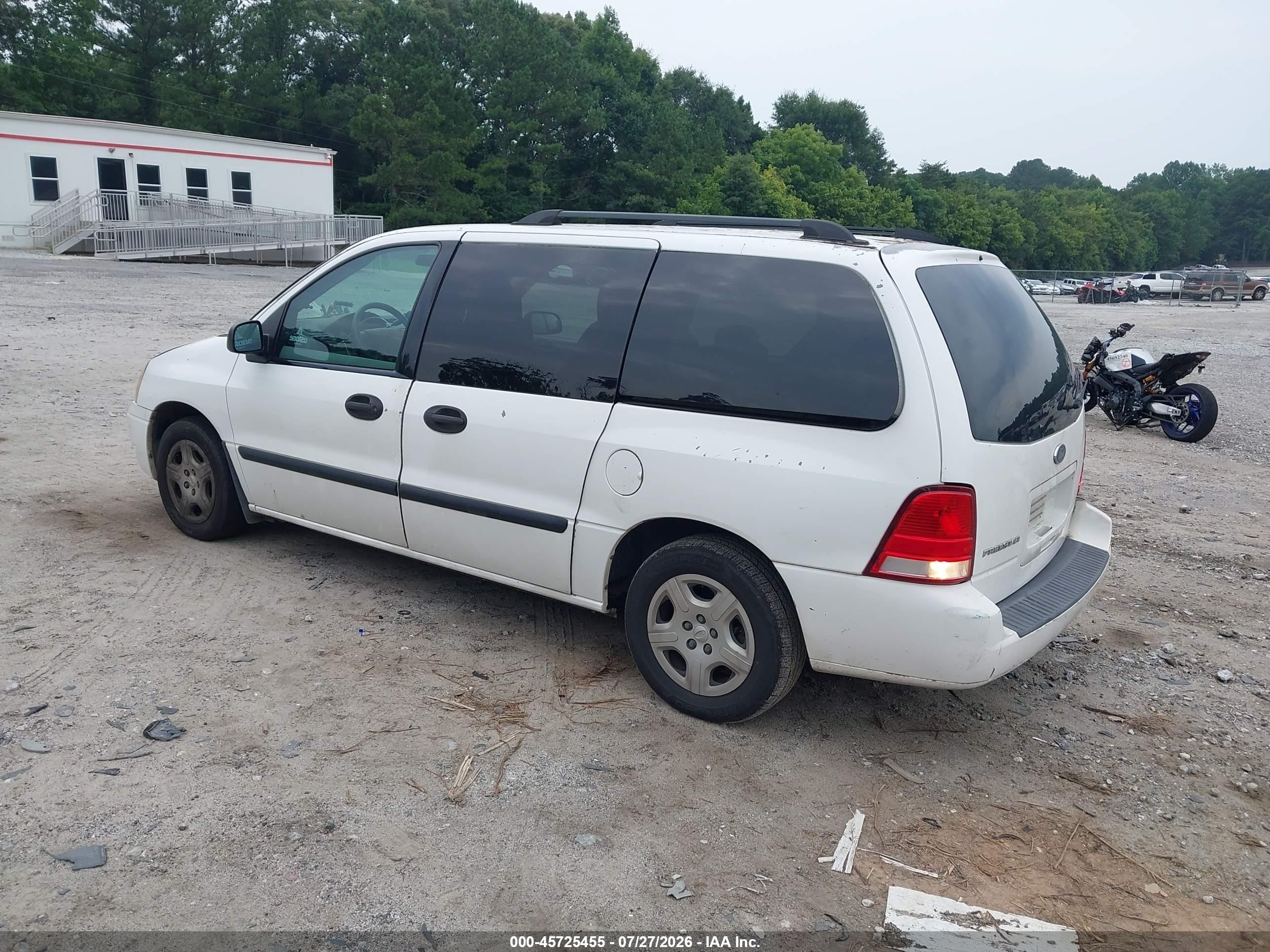 2006 Ford Freestar Se White vin: 2FMZA51606BA46399