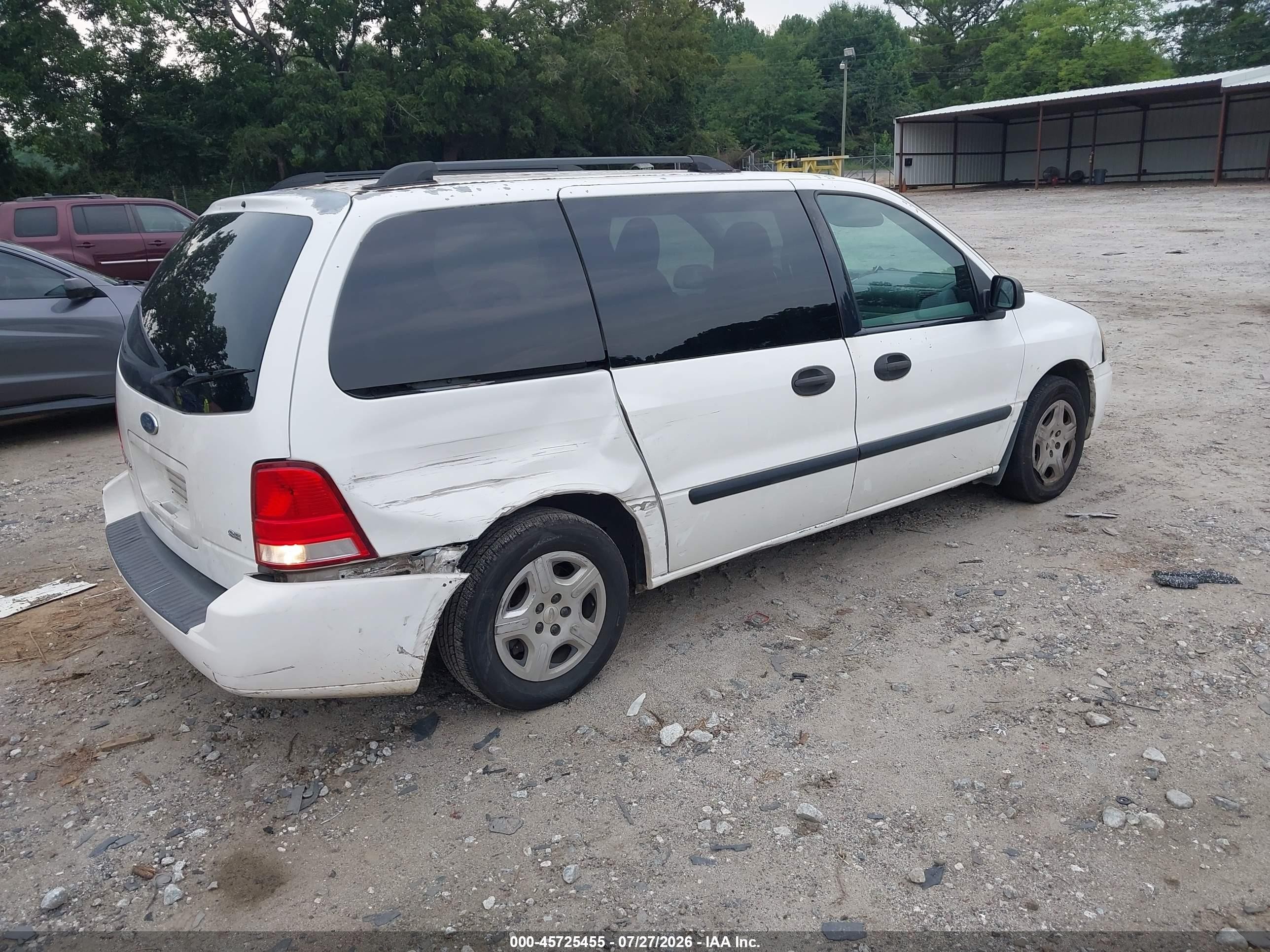 2006 Ford Freestar Se White vin: 2FMZA51606BA46399