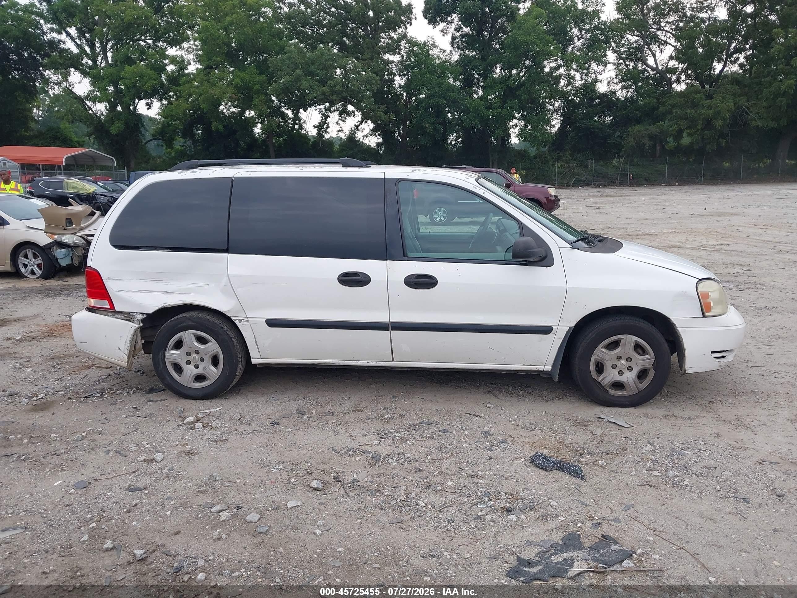 2006 Ford Freestar Se White vin: 2FMZA51606BA46399