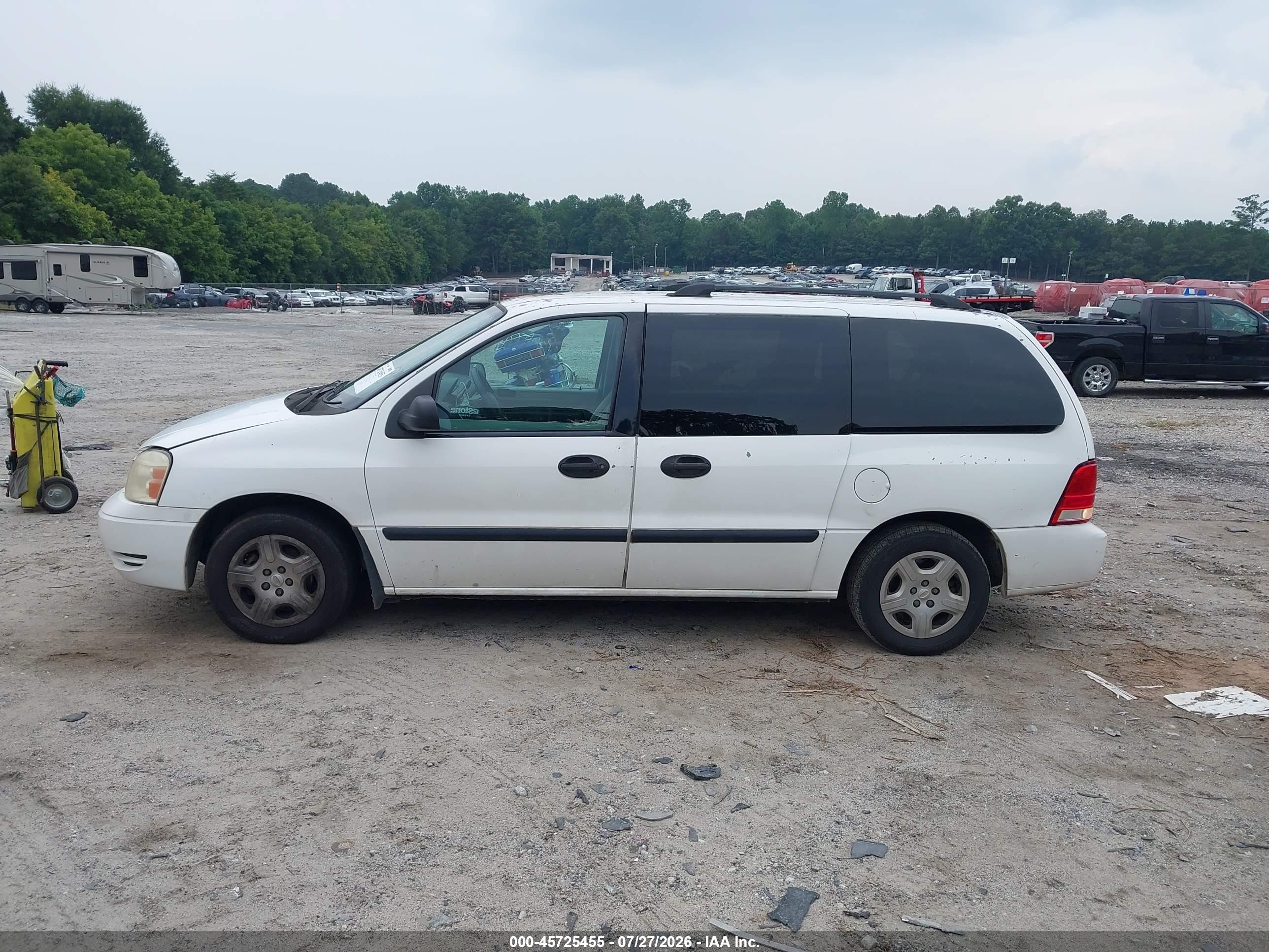 2006 Ford Freestar Se White vin: 2FMZA51606BA46399