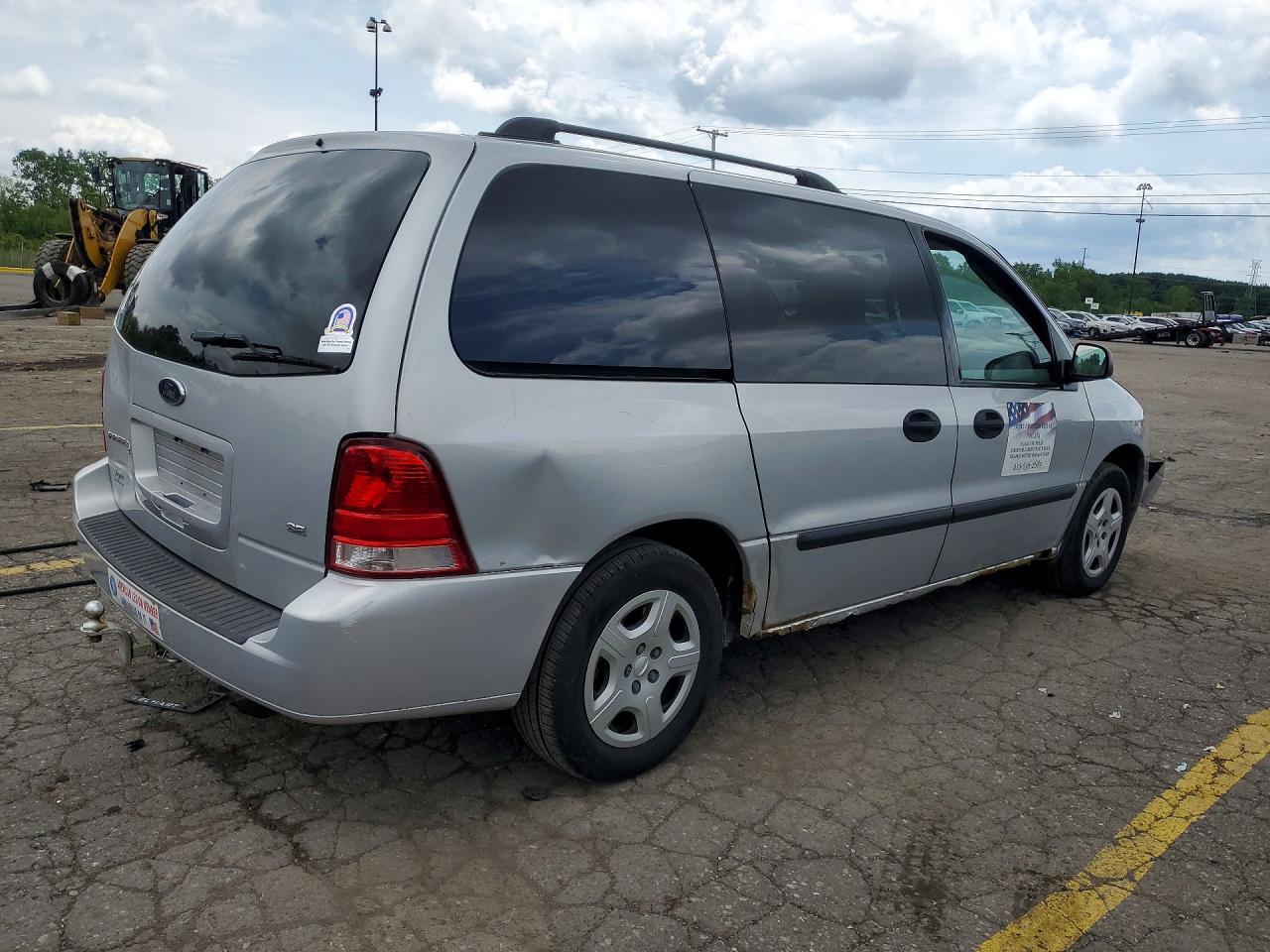 2007 Ford Freestar Se Silver vin: 2FMZA51607BA01139