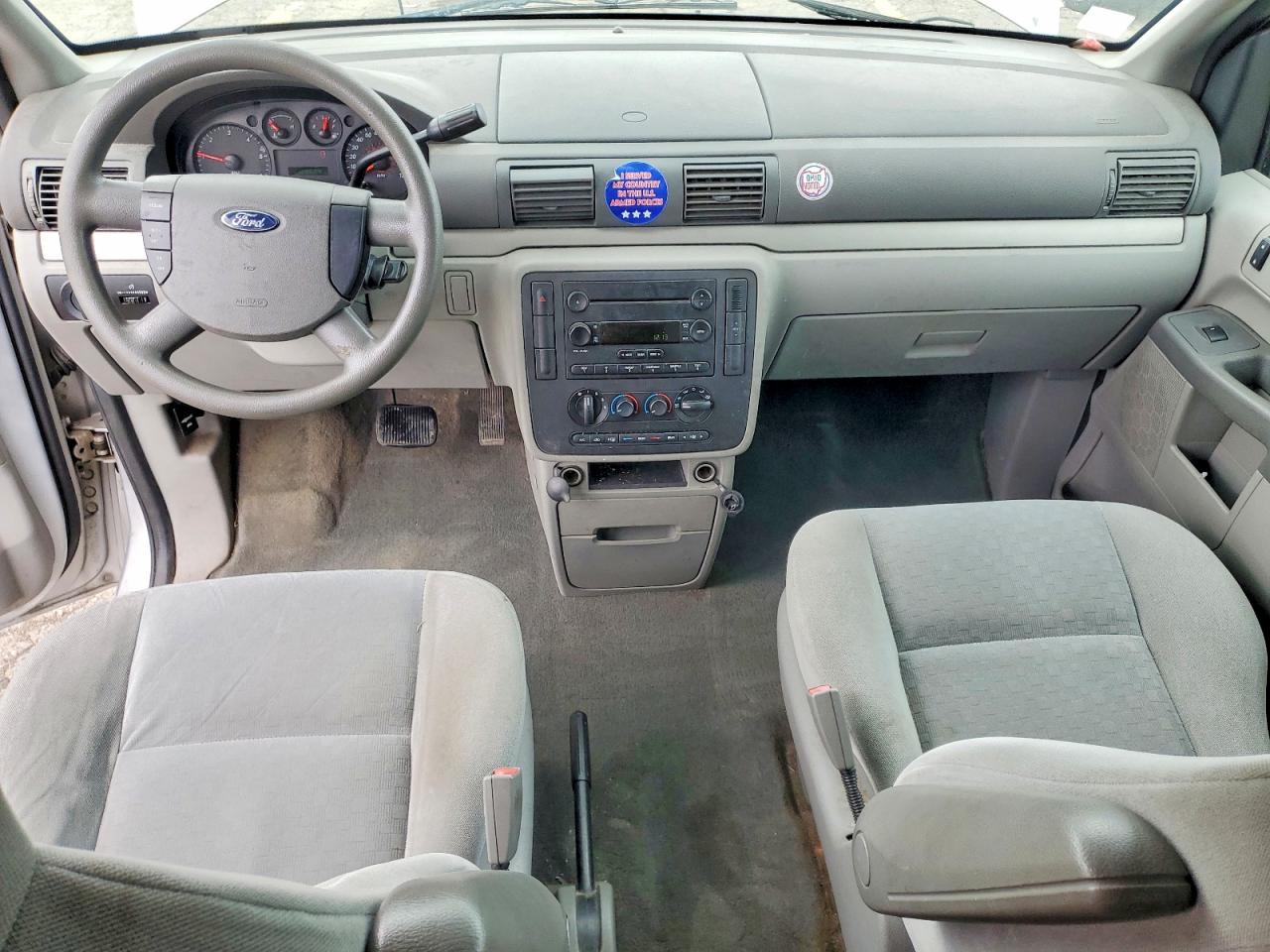 2007 Ford Freestar Se Silver vin: 2FMZA51607BA01139