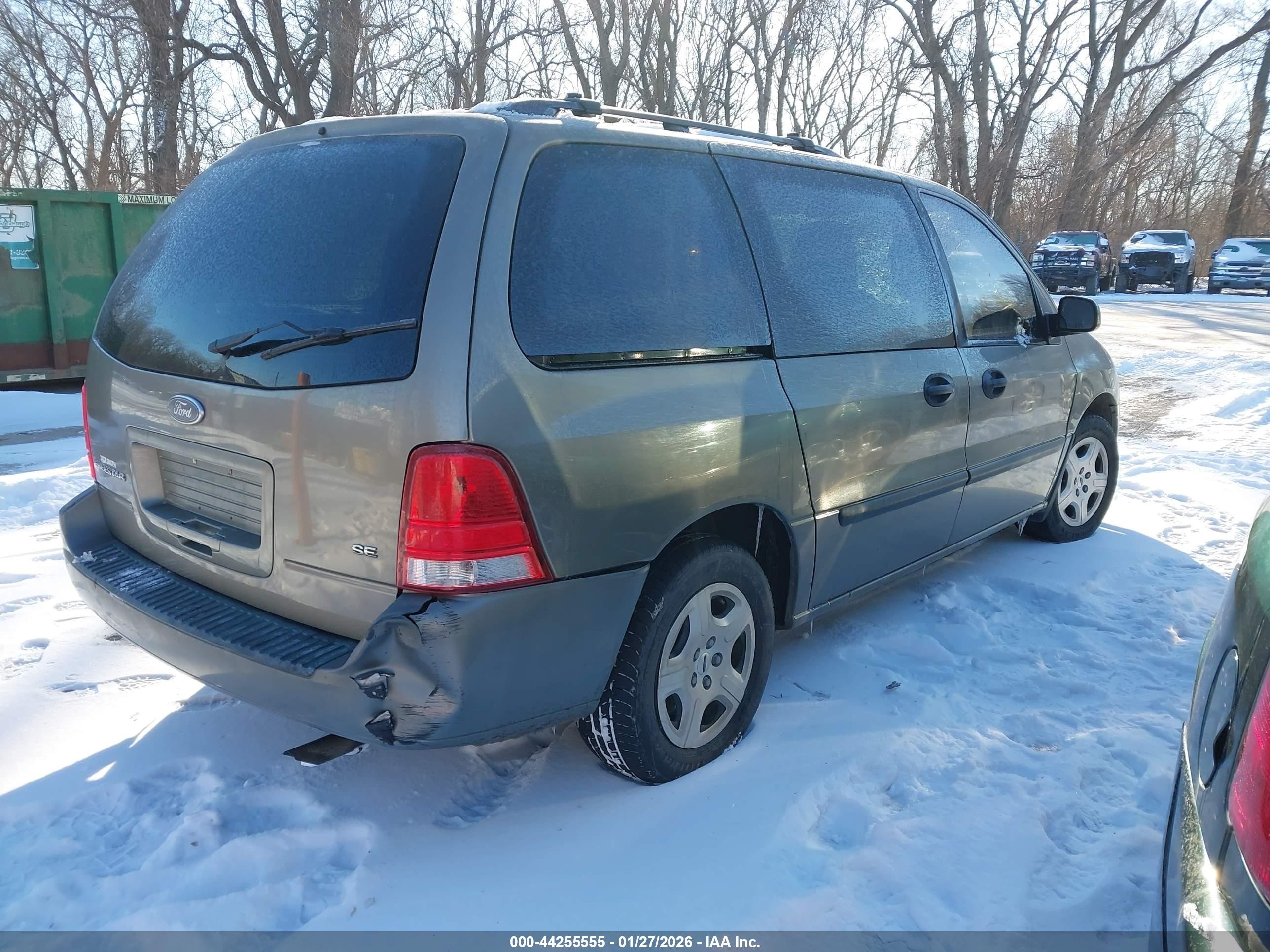 2005 Ford Freestar Se Gray vin: 2FMZA51615BA17783