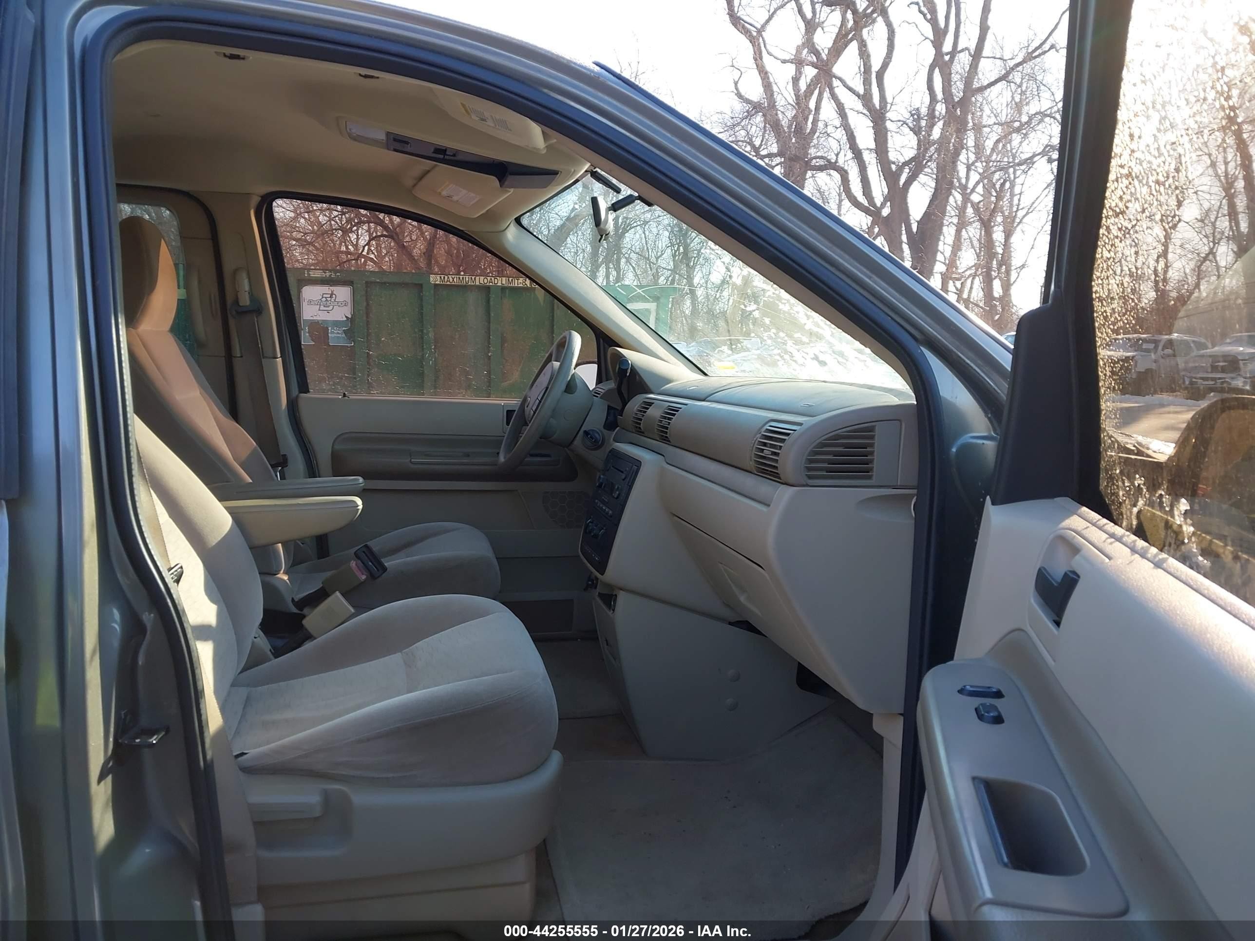 2005 Ford Freestar Se Gray vin: 2FMZA51615BA17783