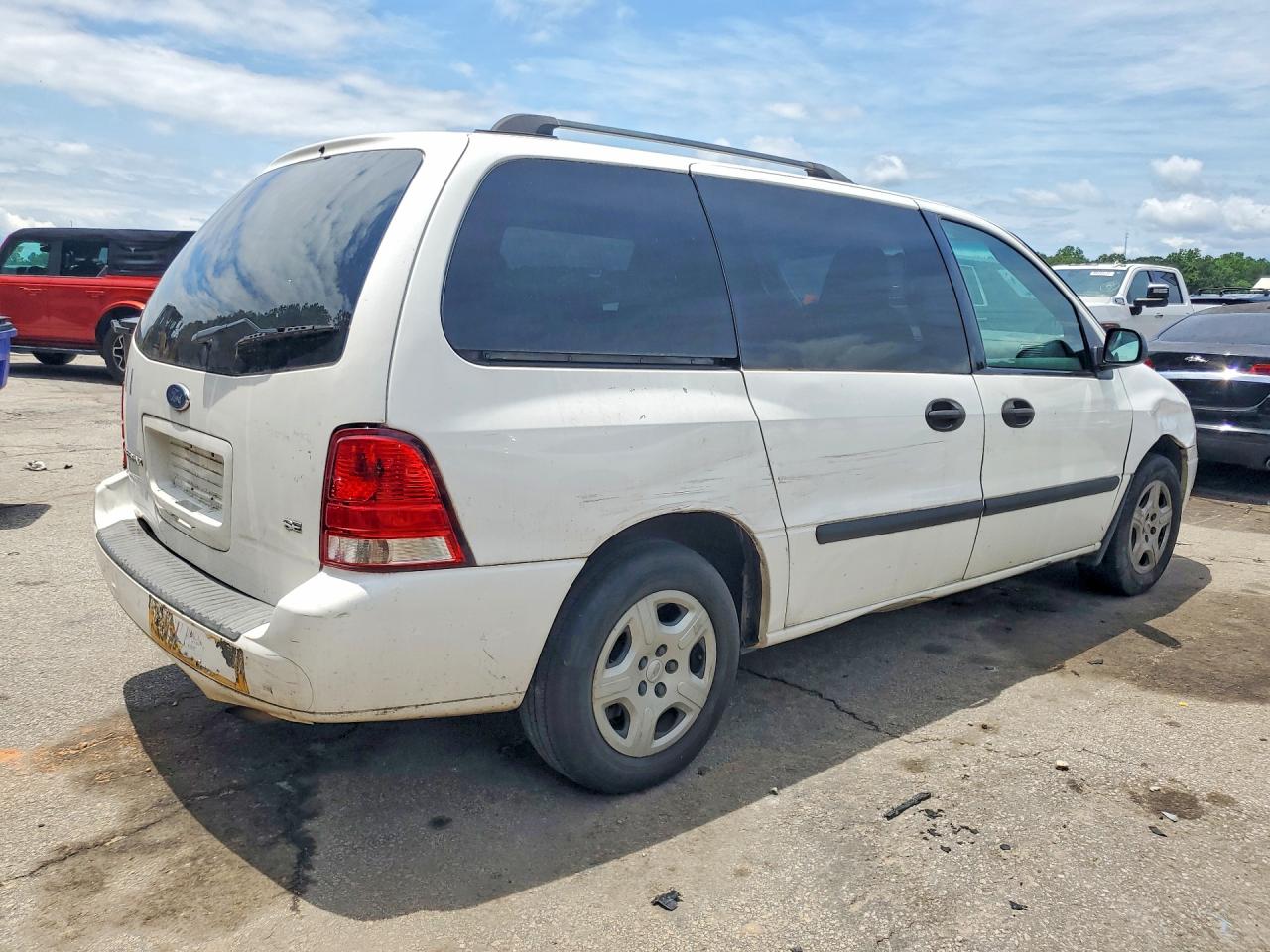 2006 Ford Freestar Se White vin: 2FMZA51616BA13962