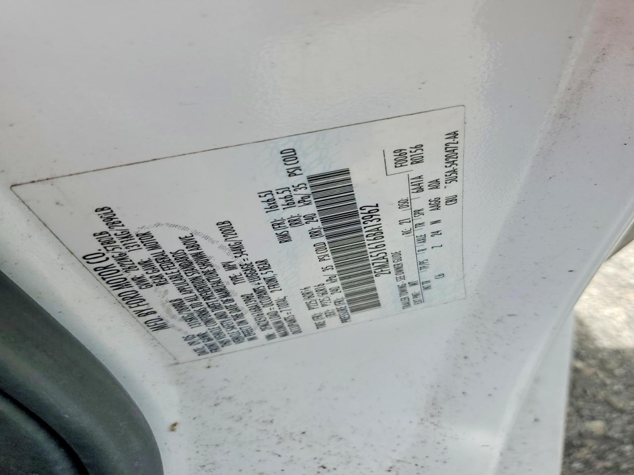 2006 Ford Freestar Se White vin: 2FMZA51616BA13962