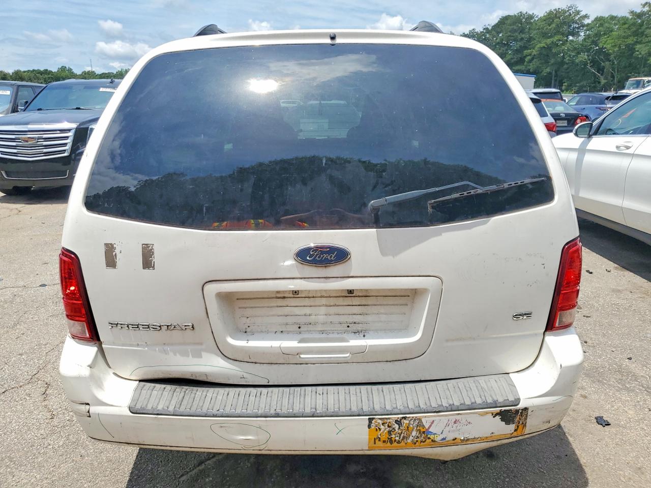 2006 Ford Freestar Se White vin: 2FMZA51616BA13962