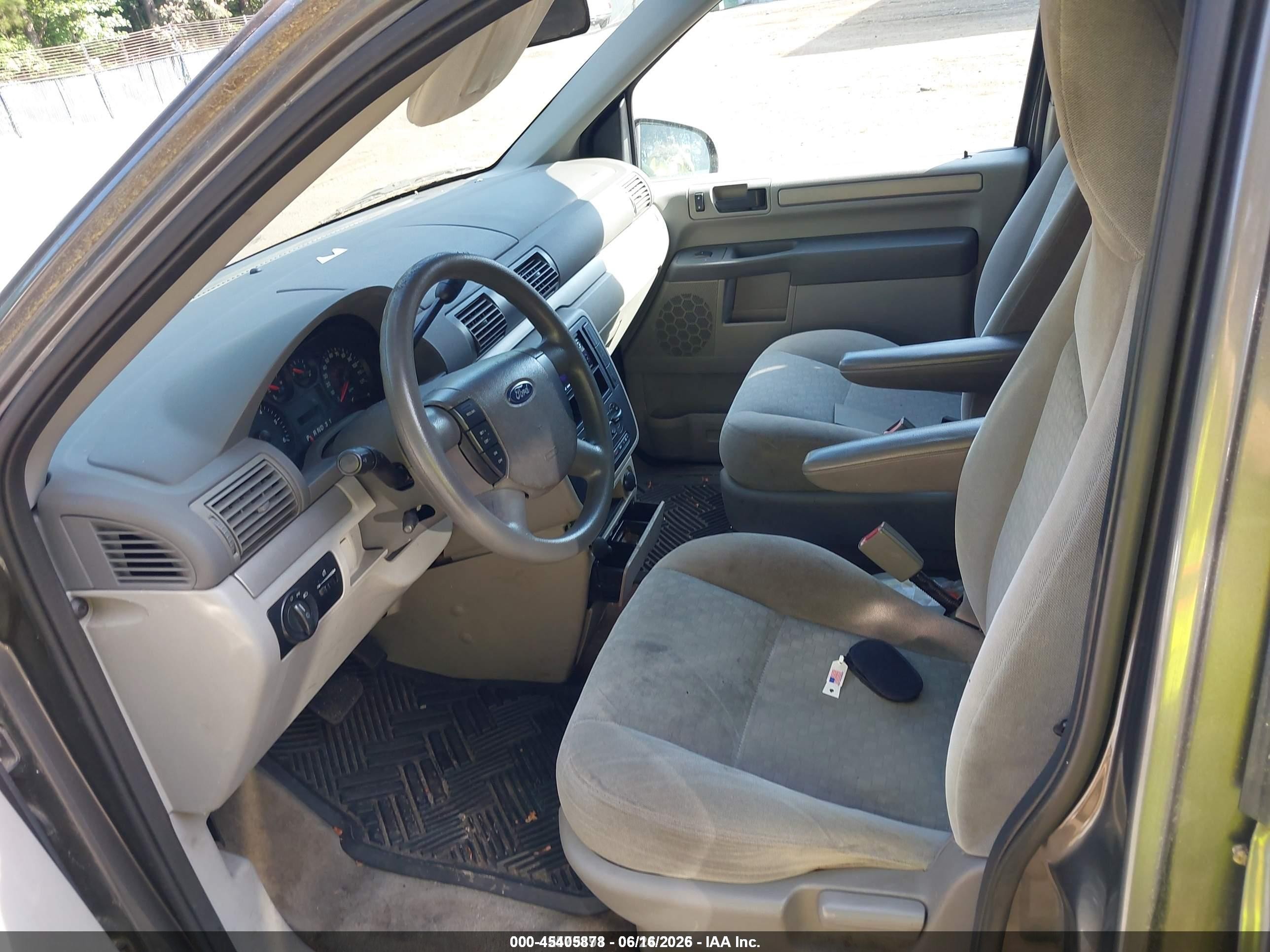 2006 Ford Freestar Se Gray vin: 2FMZA51626BA54908