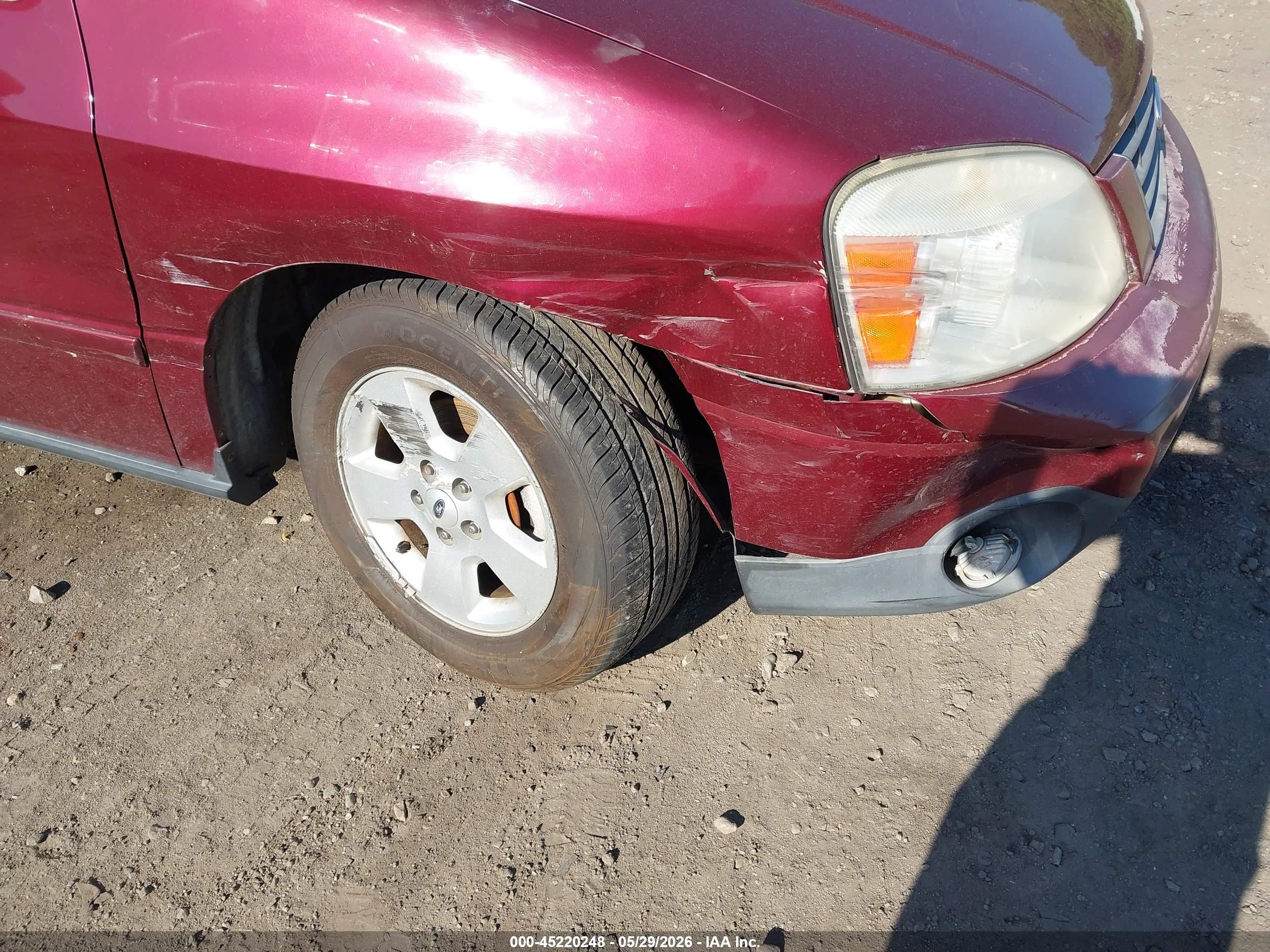 2006 Ford Freestar Se Burgundy vin: 2FMZA51636BA38474