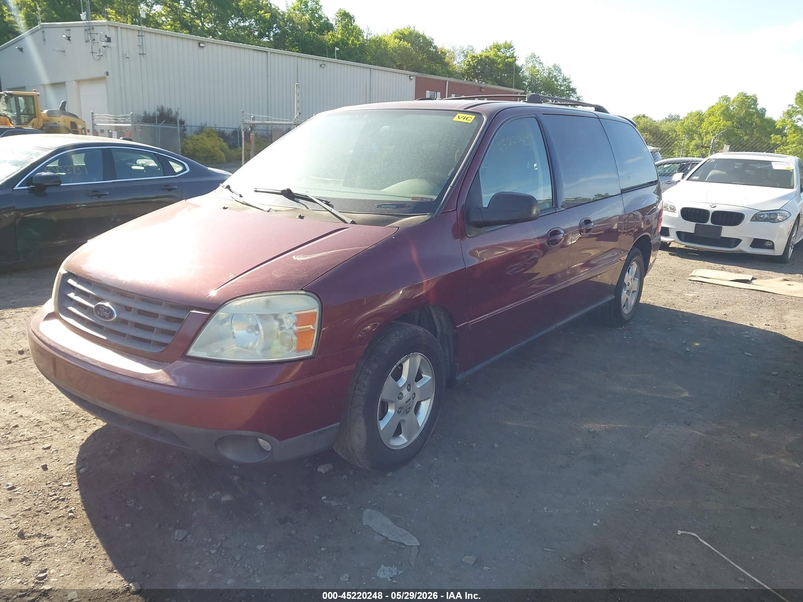 2006 Ford Freestar Se Burgundy vin: 2FMZA51636BA38474