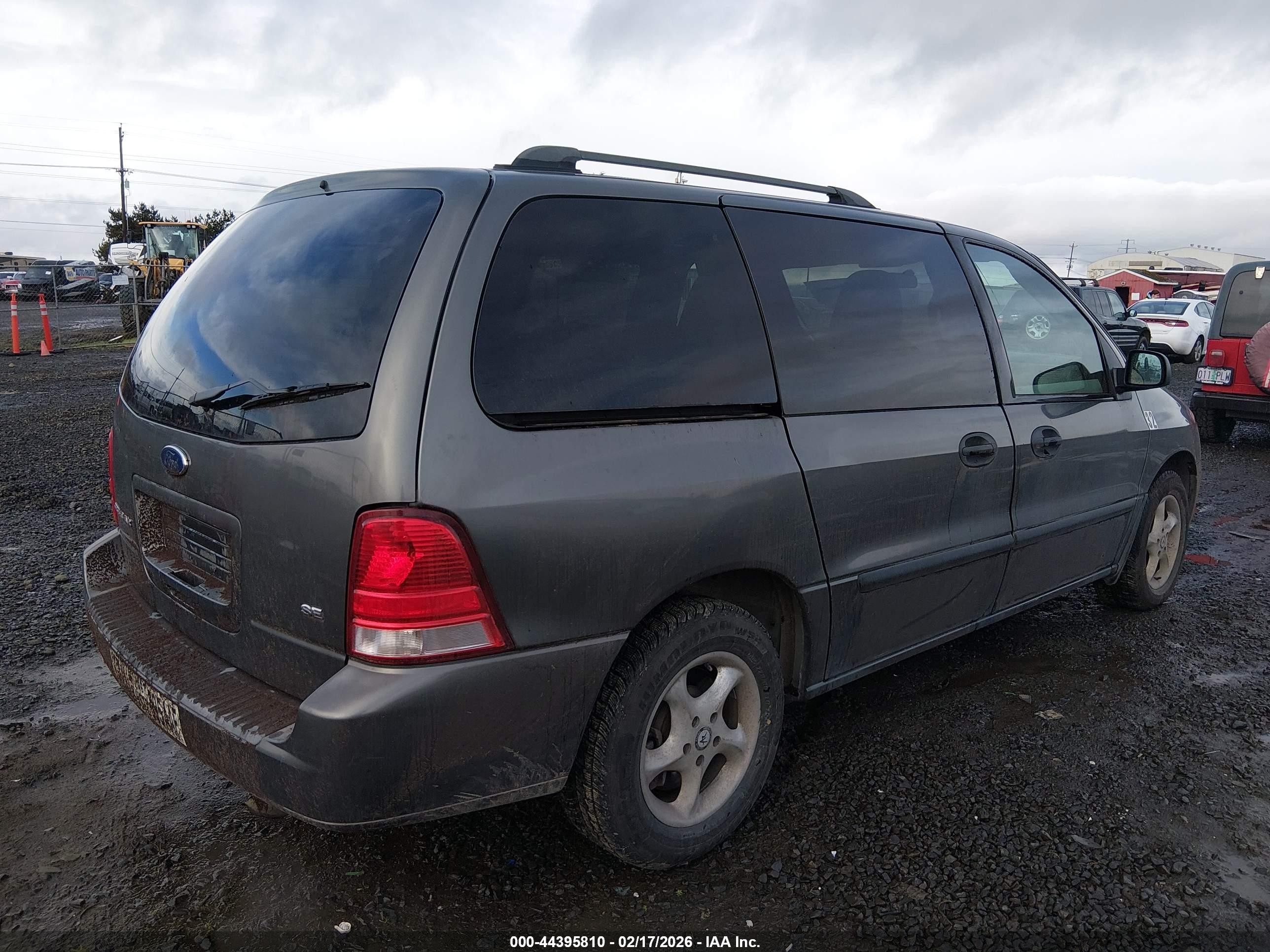 2006 Ford Freestar Se Gray vin: 2FMZA51636BA66548