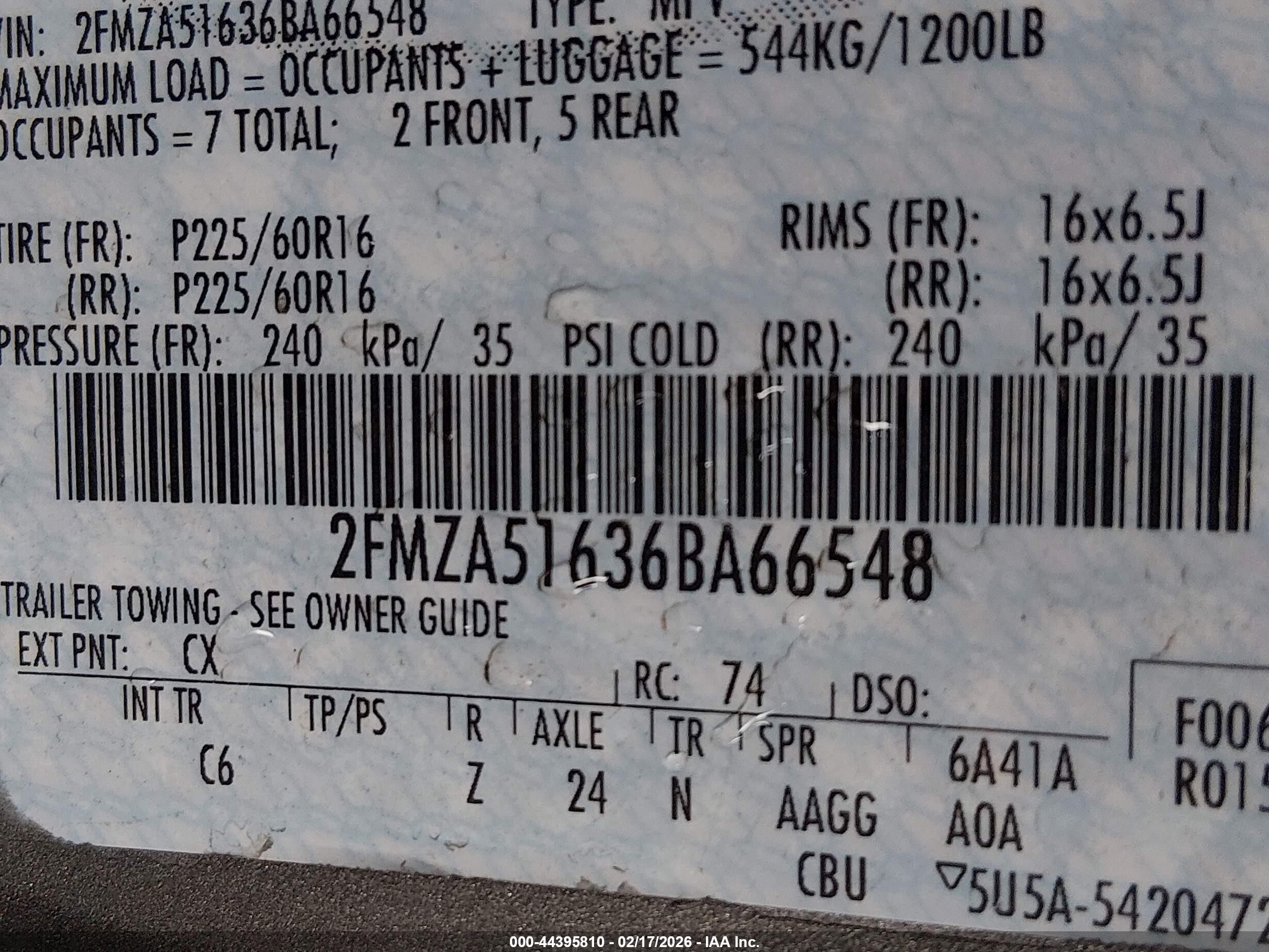 2006 Ford Freestar Se Gray vin: 2FMZA51636BA66548