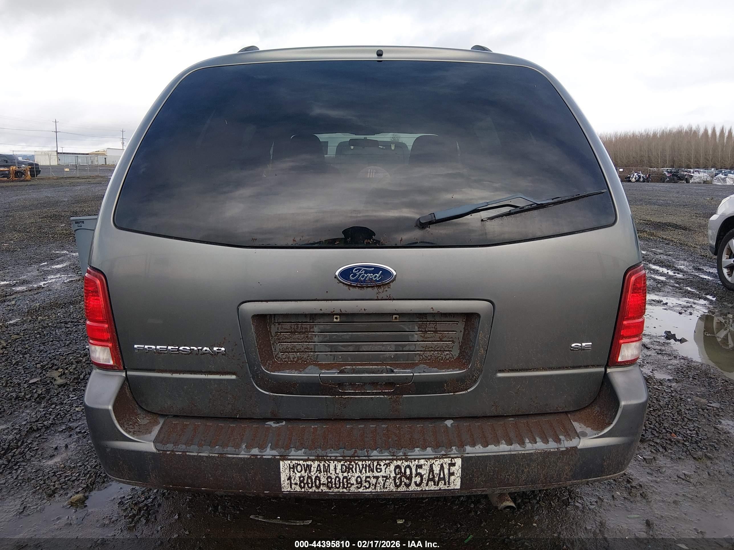 2006 Ford Freestar Se Gray vin: 2FMZA51636BA66548