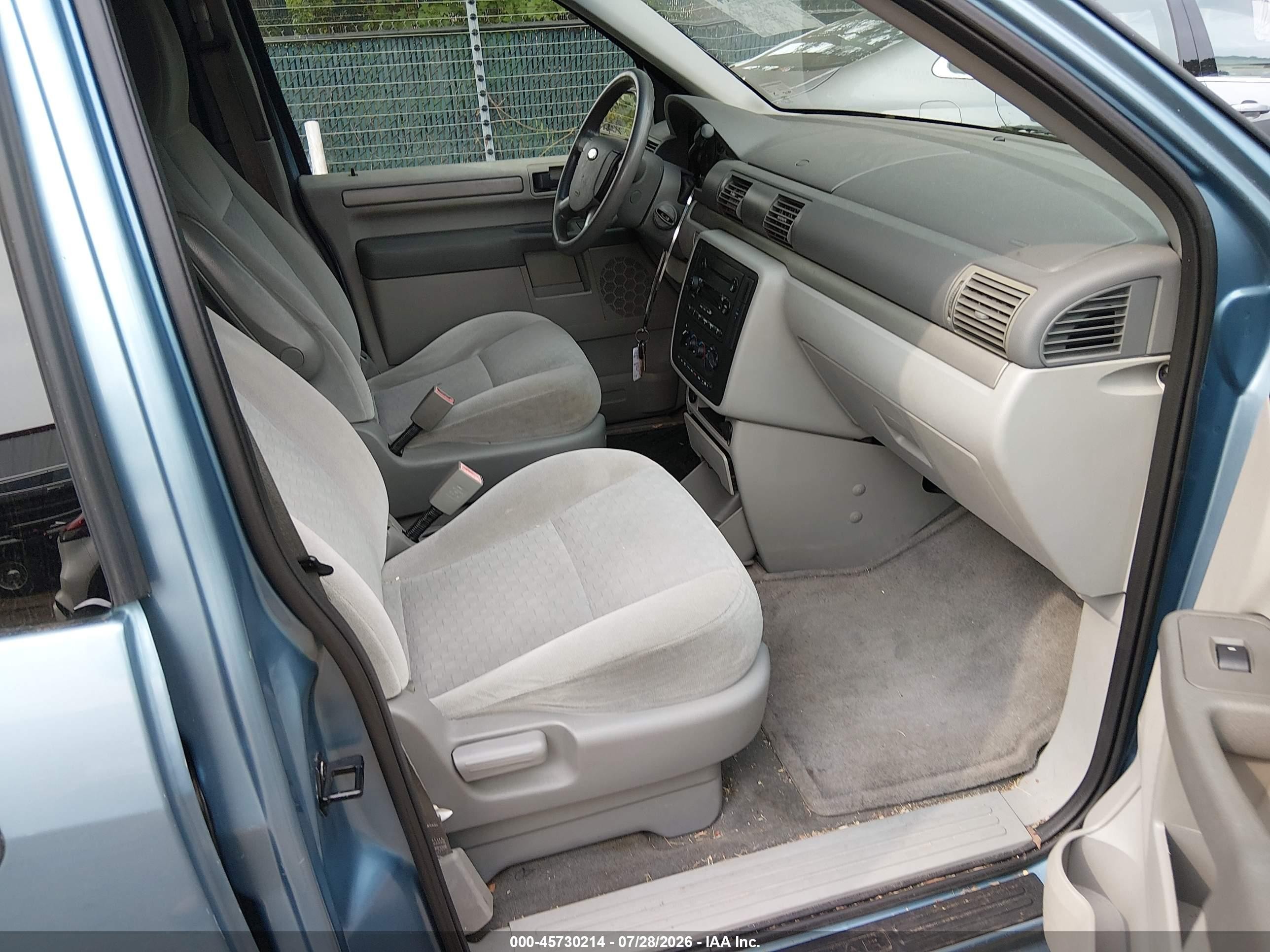 2007 Ford Freestar Se Blue vin: 2FMZA51637BA09994