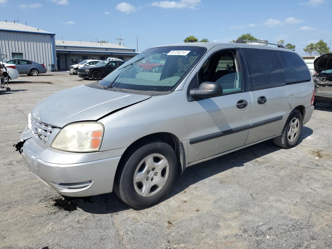 2006 Ford Freestar Se Silver vin: 2FMZA51646BA16001