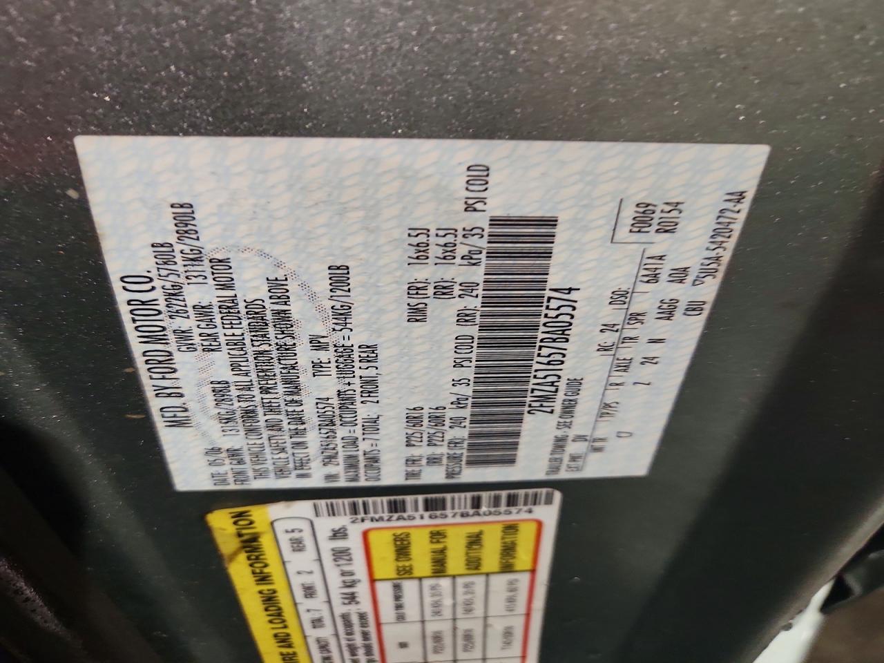2007 Ford Freestar Se Green vin: 2FMZA51657BA05574