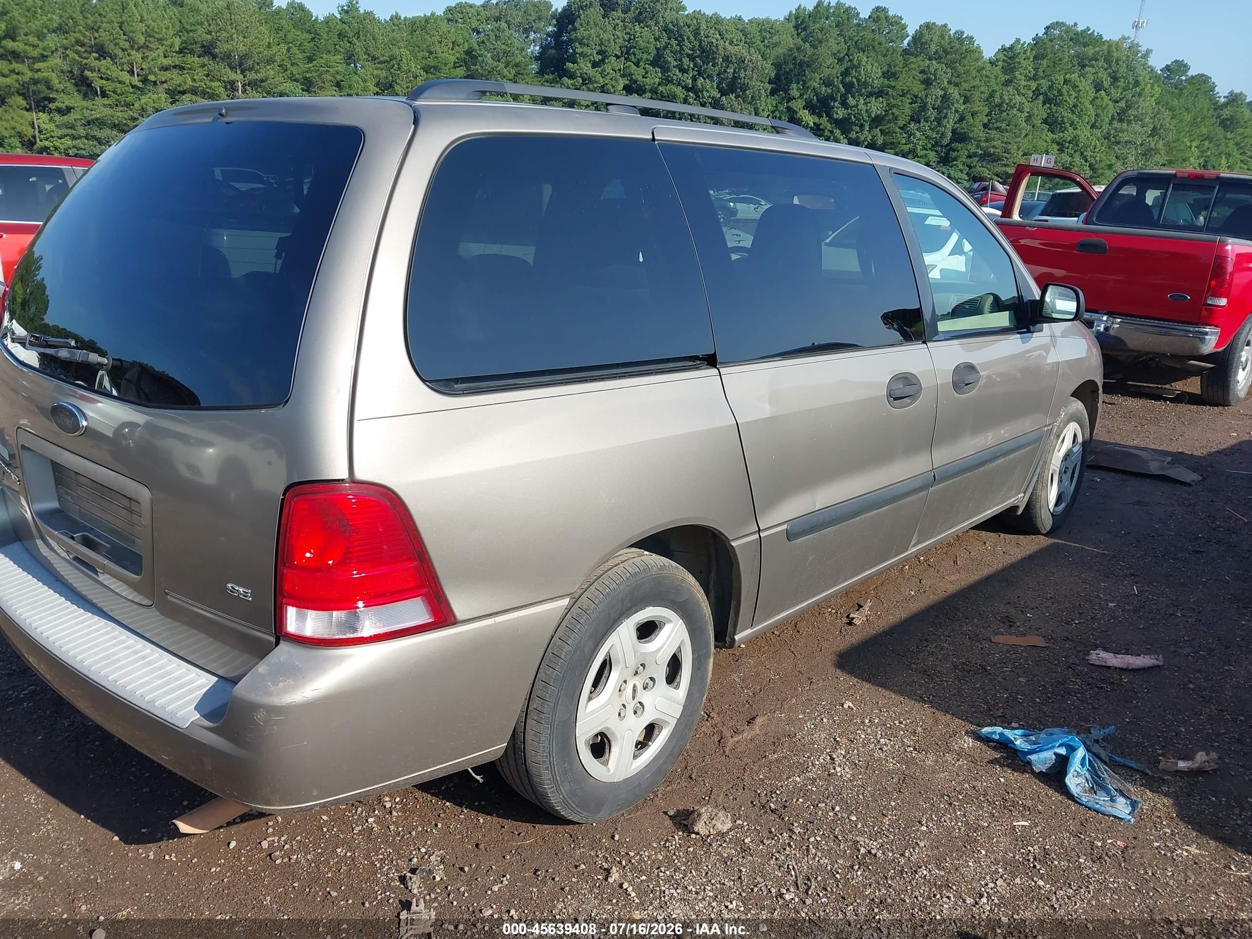 2004 Ford Freestar Se Gray vin: 2FMZA51674BA97394