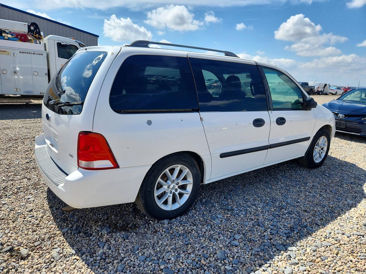 2006 Ford Freestar Se White vin: 2FMZA51686BA20083