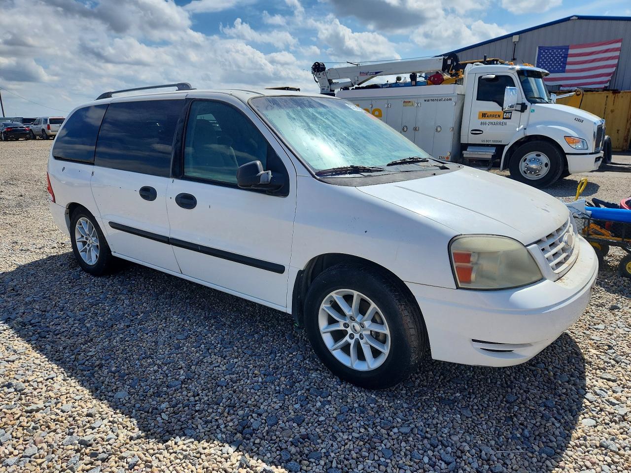 2006 Ford Freestar Se White vin: 2FMZA51686BA20083