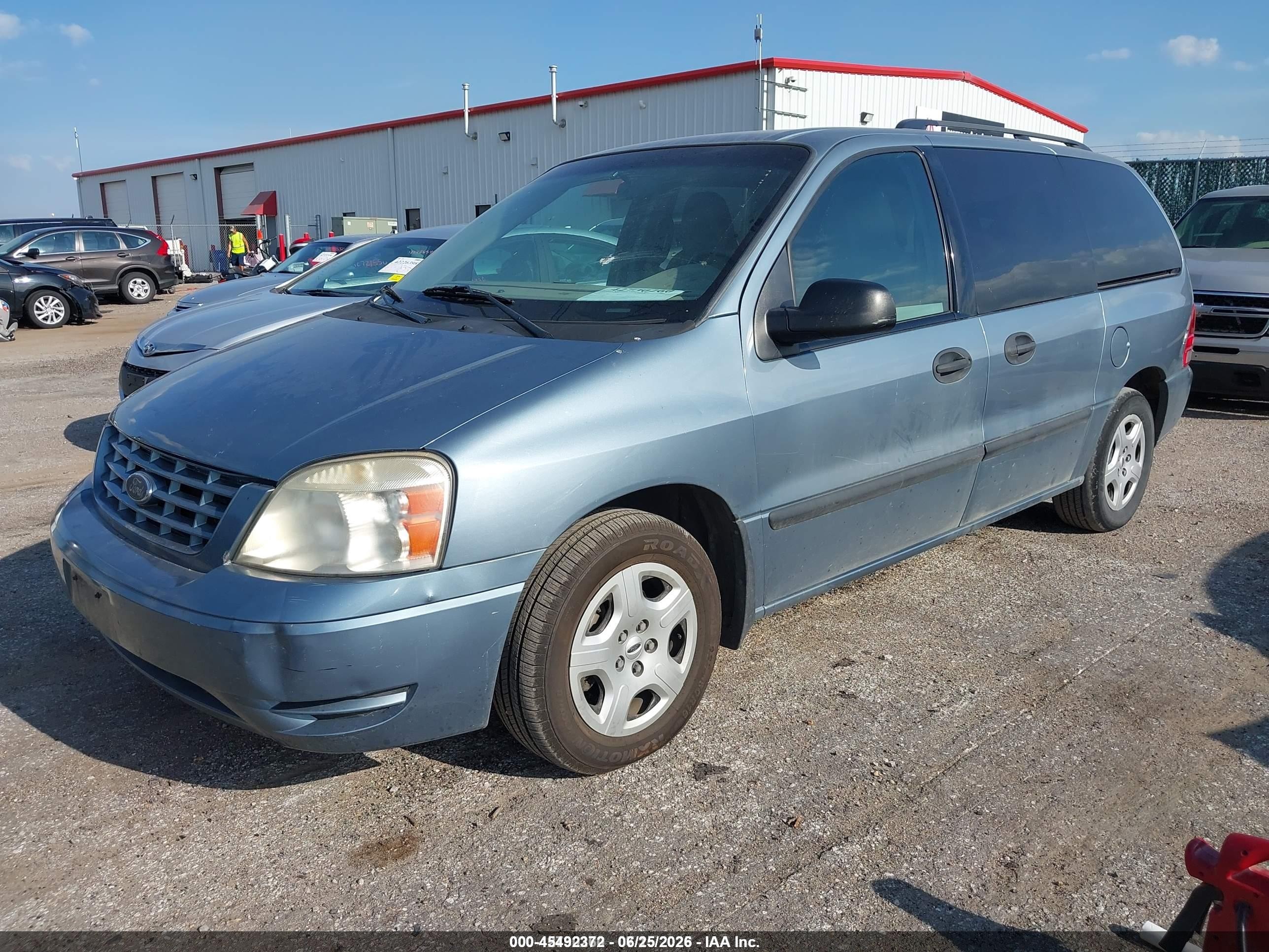 2005 Ford Freestar Se Blue vin: 2FMZA51695BA17109