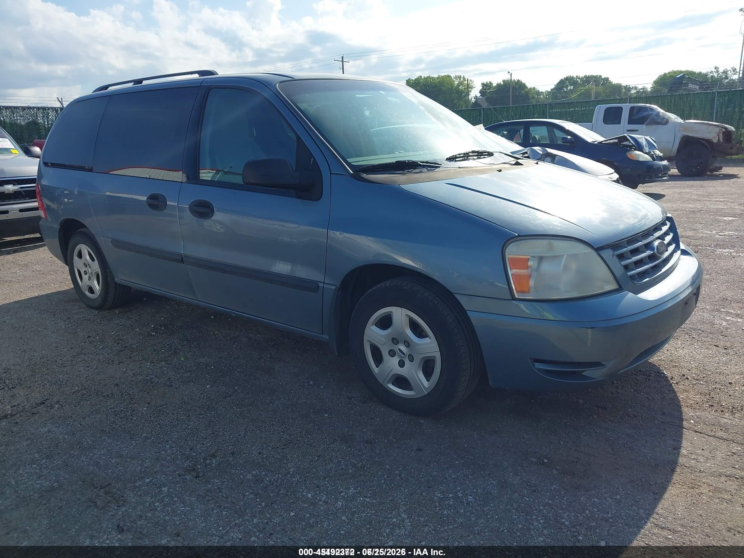 2005 Ford Freestar Se Blue vin: 2FMZA51695BA17109