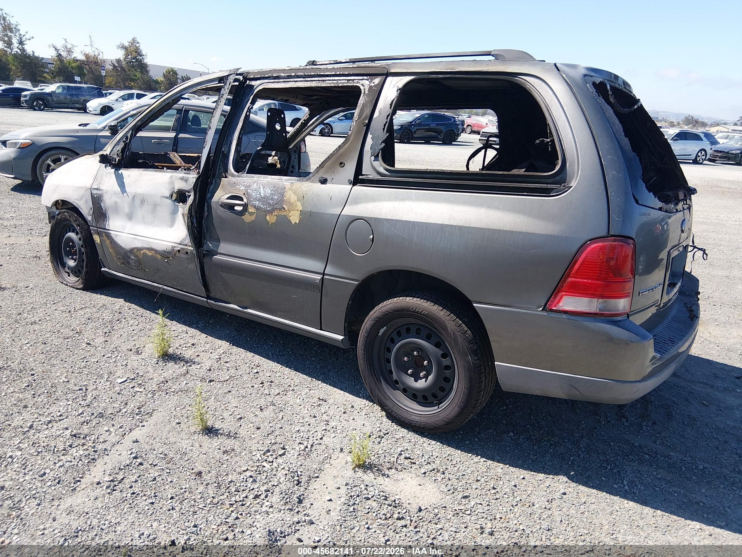 2006 Ford Freestar Se Gray vin: 2FMZA516X6BA03351