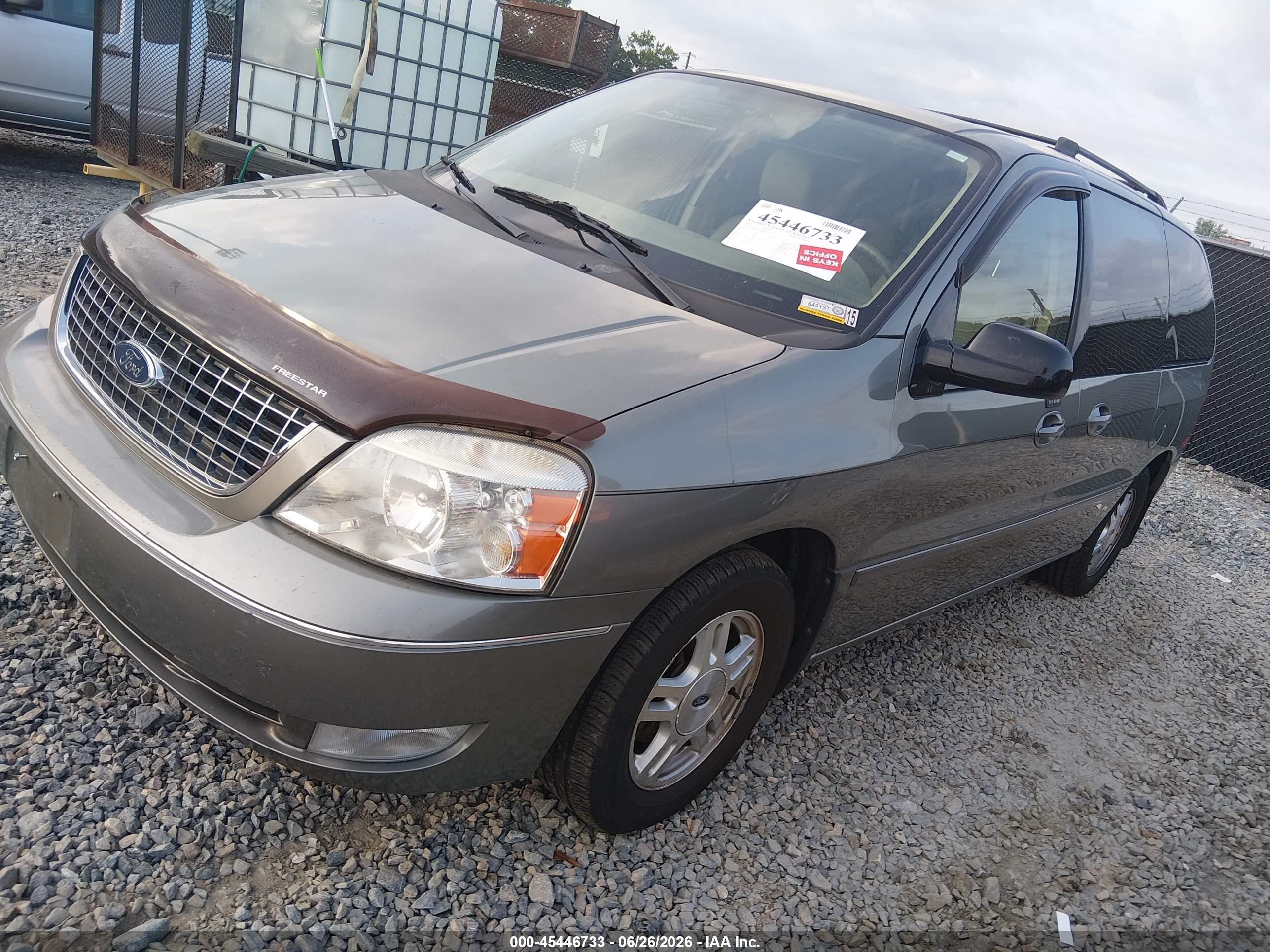 2006 Ford Freestar Sel Gray vin: 2FMZA52206BA03385