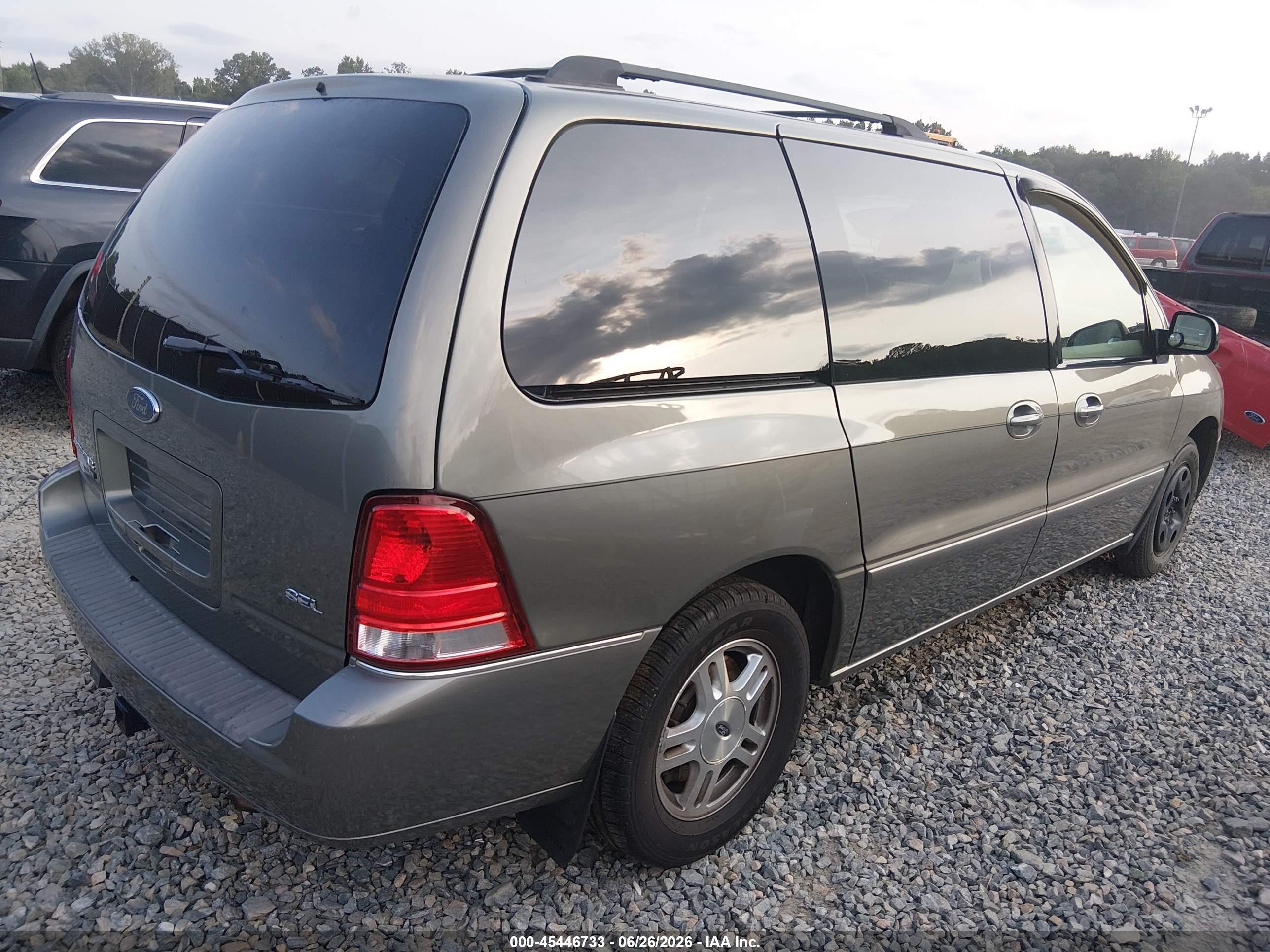 2006 Ford Freestar Sel Gray vin: 2FMZA52206BA03385
