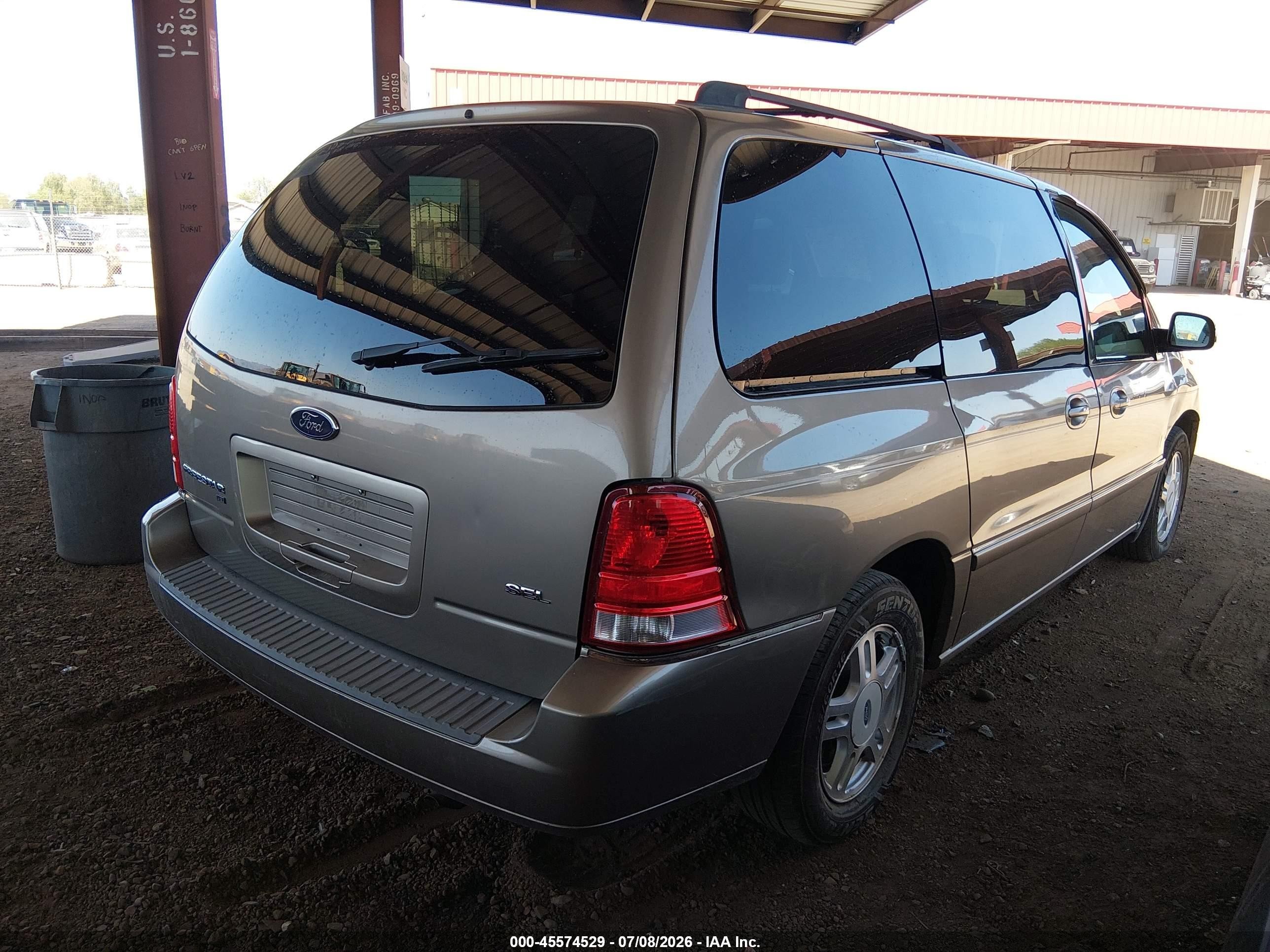 2006 Ford Freestar Sel Gray vin: 2FMZA52206BA42476