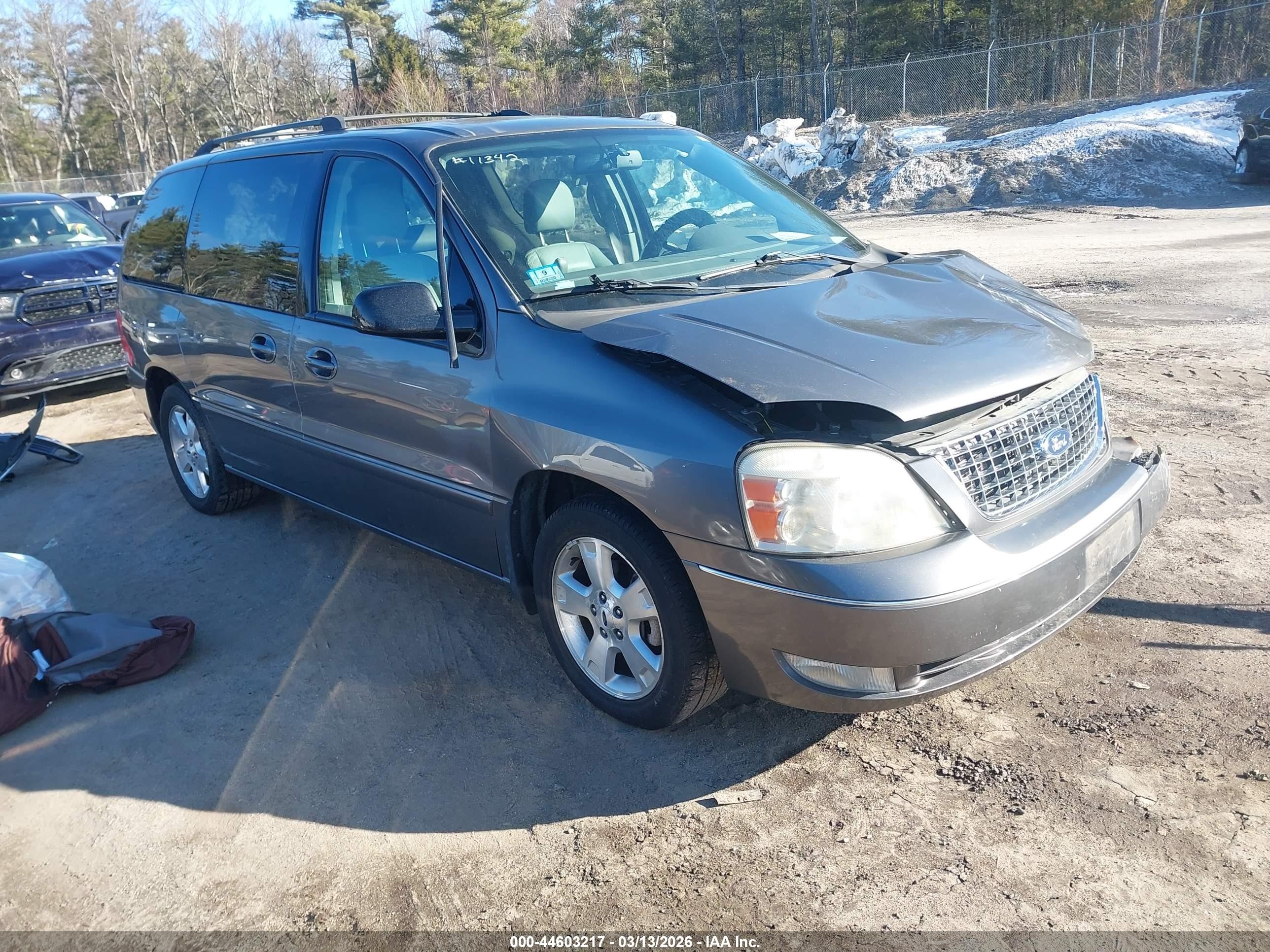 2006 Ford Freestar Sel Gray vin: 2FMZA52216BA03895