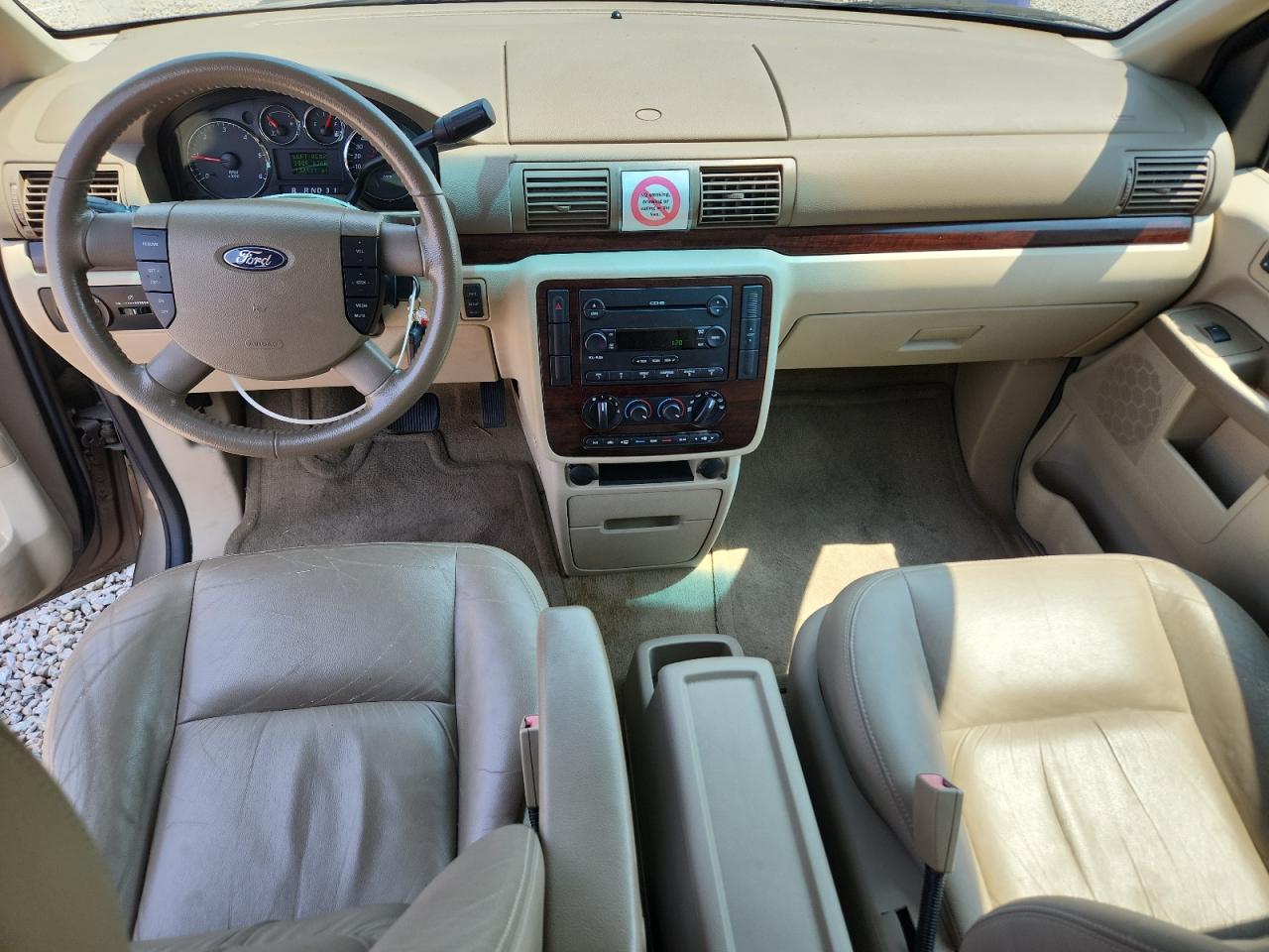 2006 Ford Freestar Sel Tan vin: 2FMZA52216BA08174