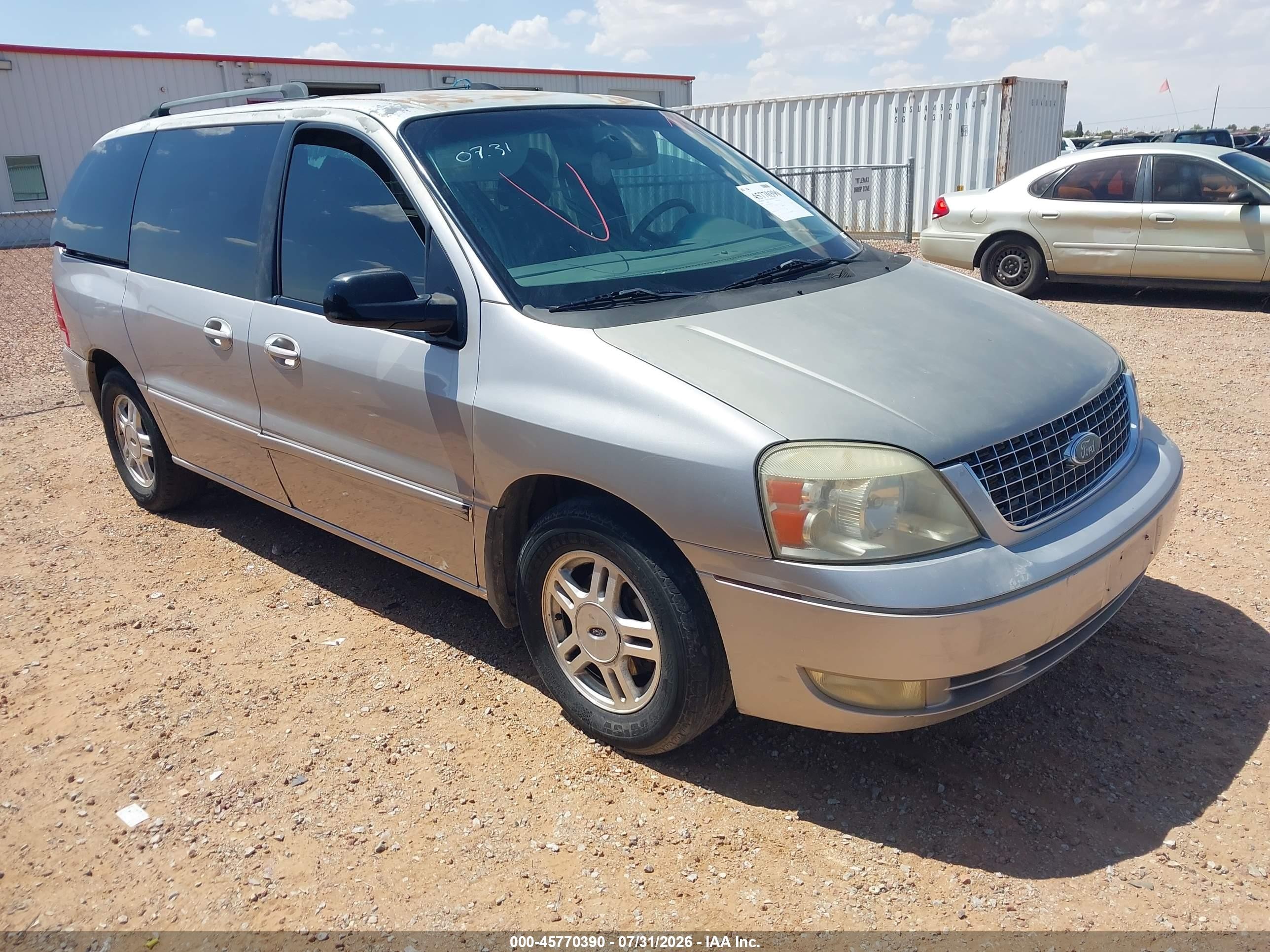 2006 Ford Freestar Sel Silver vin: 2FMZA52226BA12539