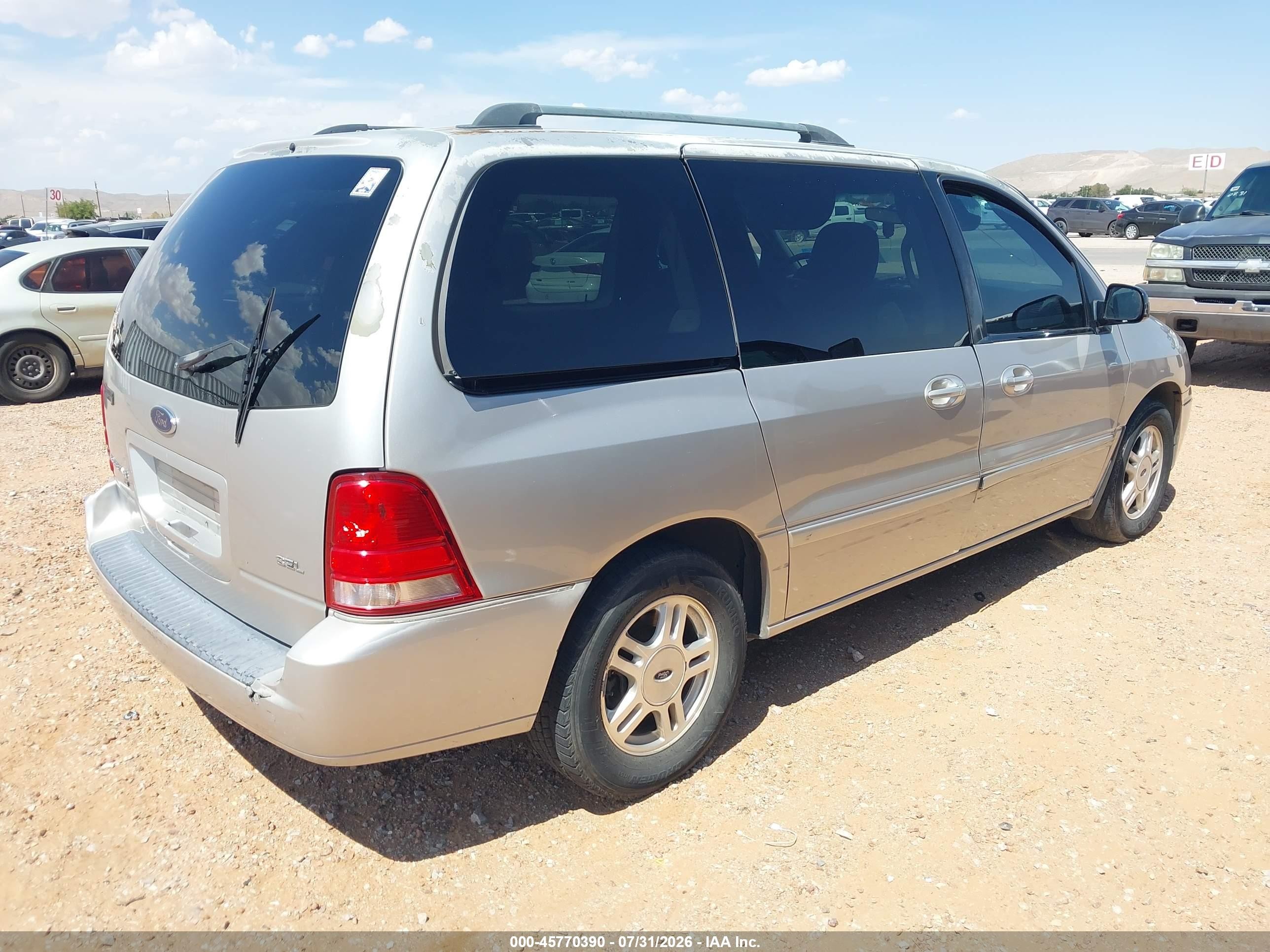 2006 Ford Freestar Sel Silver vin: 2FMZA52226BA12539